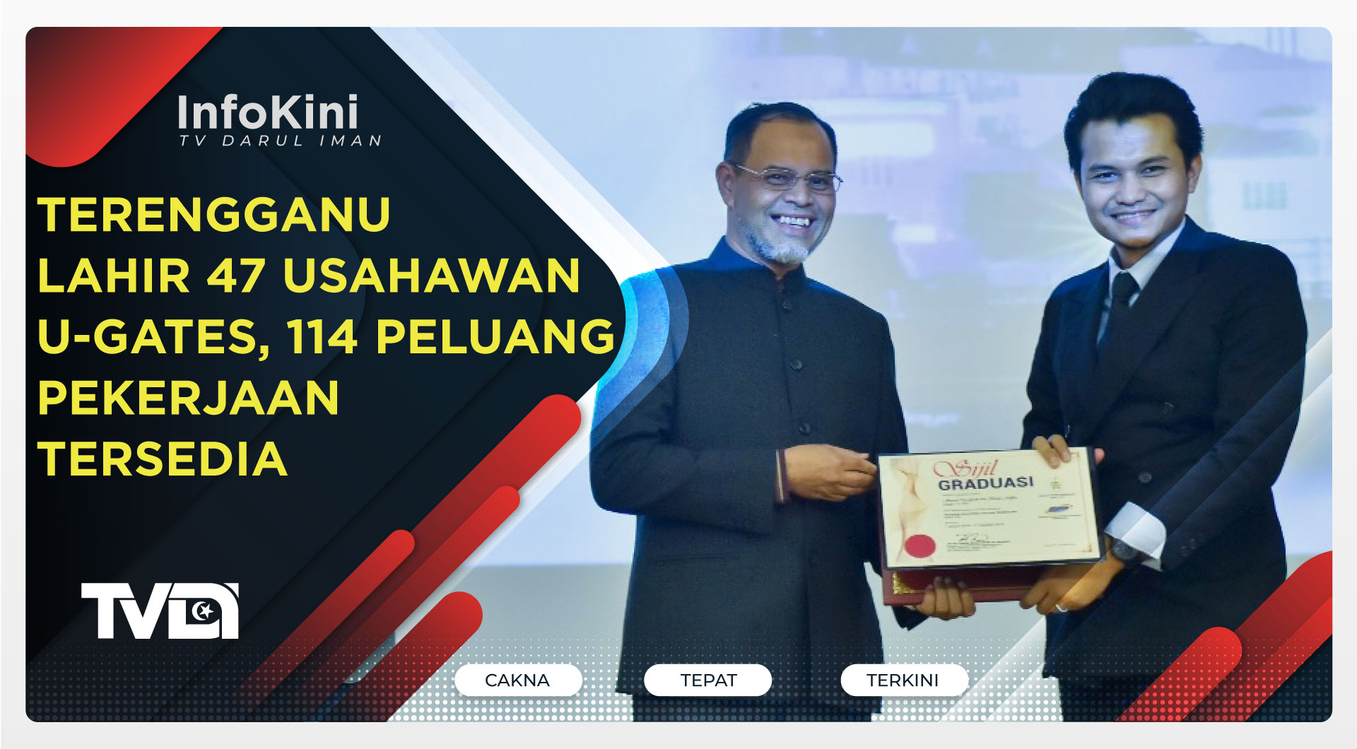 Terengganu Lahir 47 Usahawan U-GATES, 114 Peluang Pekerjaan Tersedia