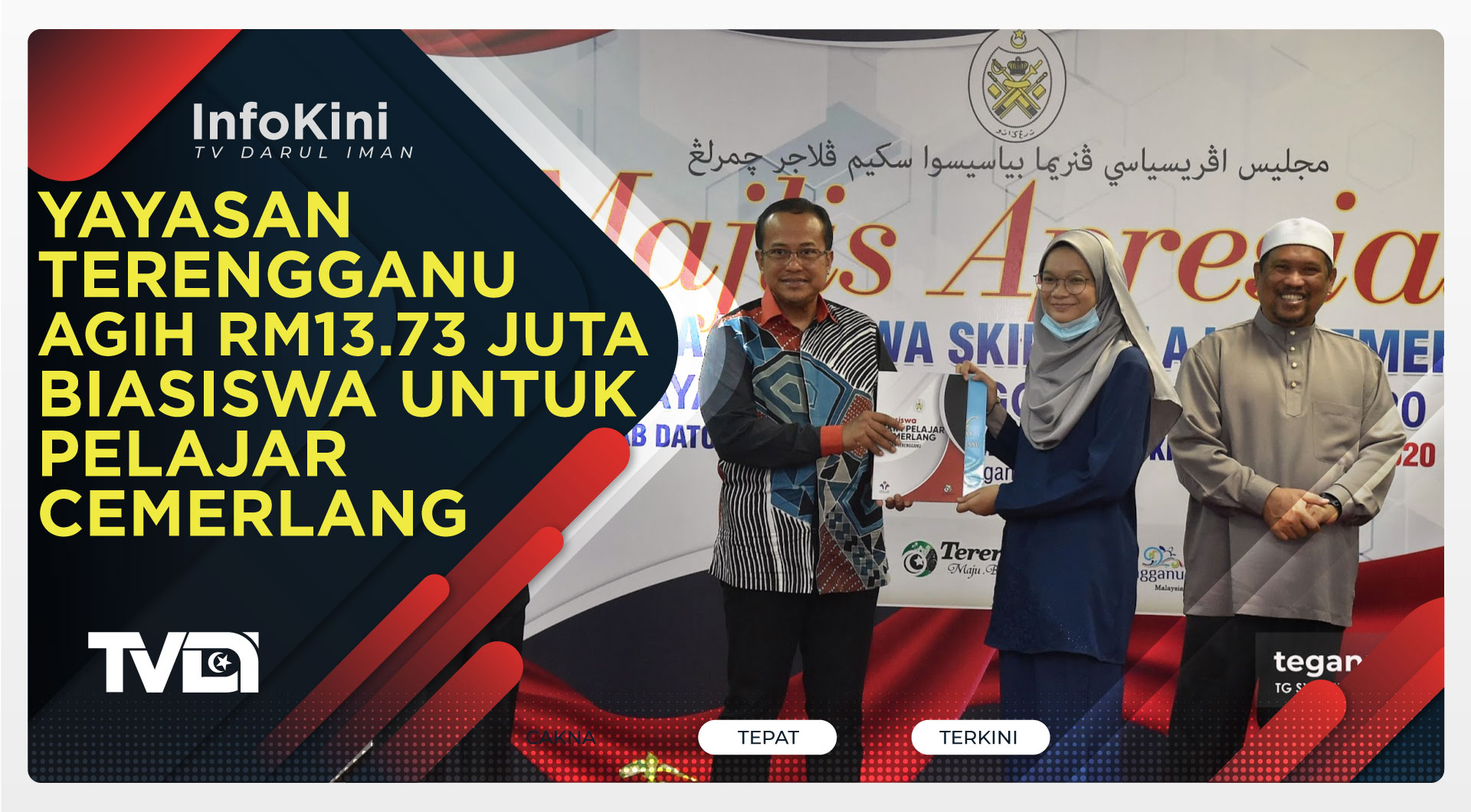 Yayasan Terengganu Agih RM13.73 Juta Biasiswa Untuk Pelajar Cemerlang