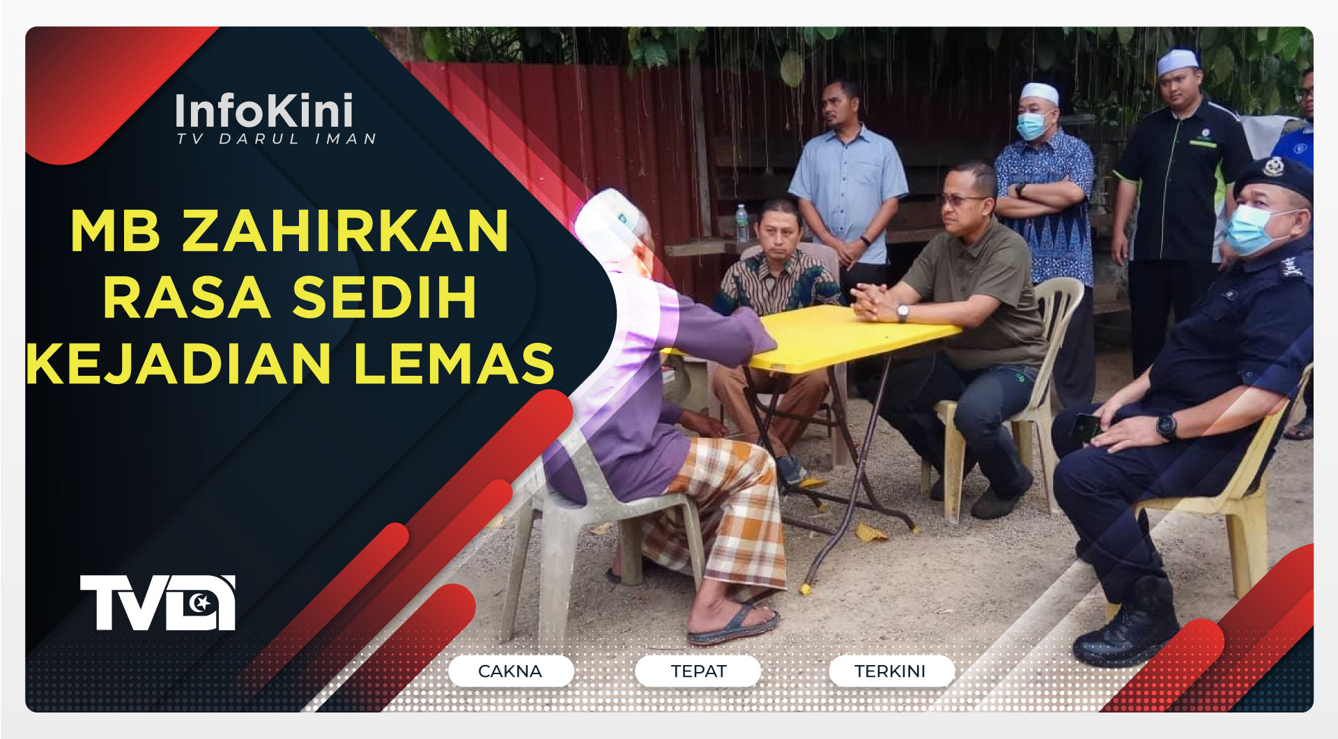 MB zahirkan Rasa Sedih Kejadian Lemas