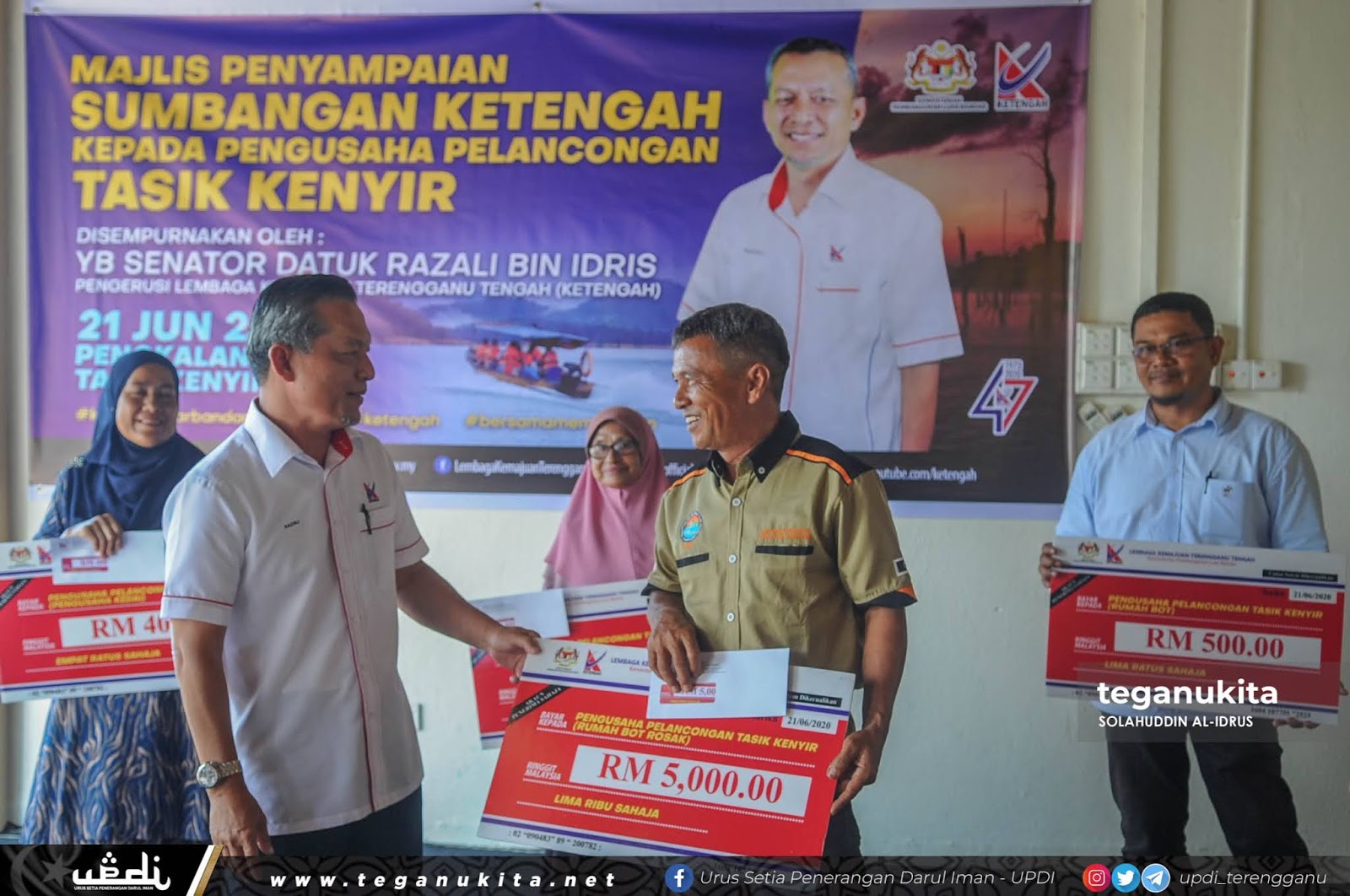 KETENGAH Sumbang RM152,700 Untuk 86 Pengusaha Pelancongan Di Tasik Kenyir