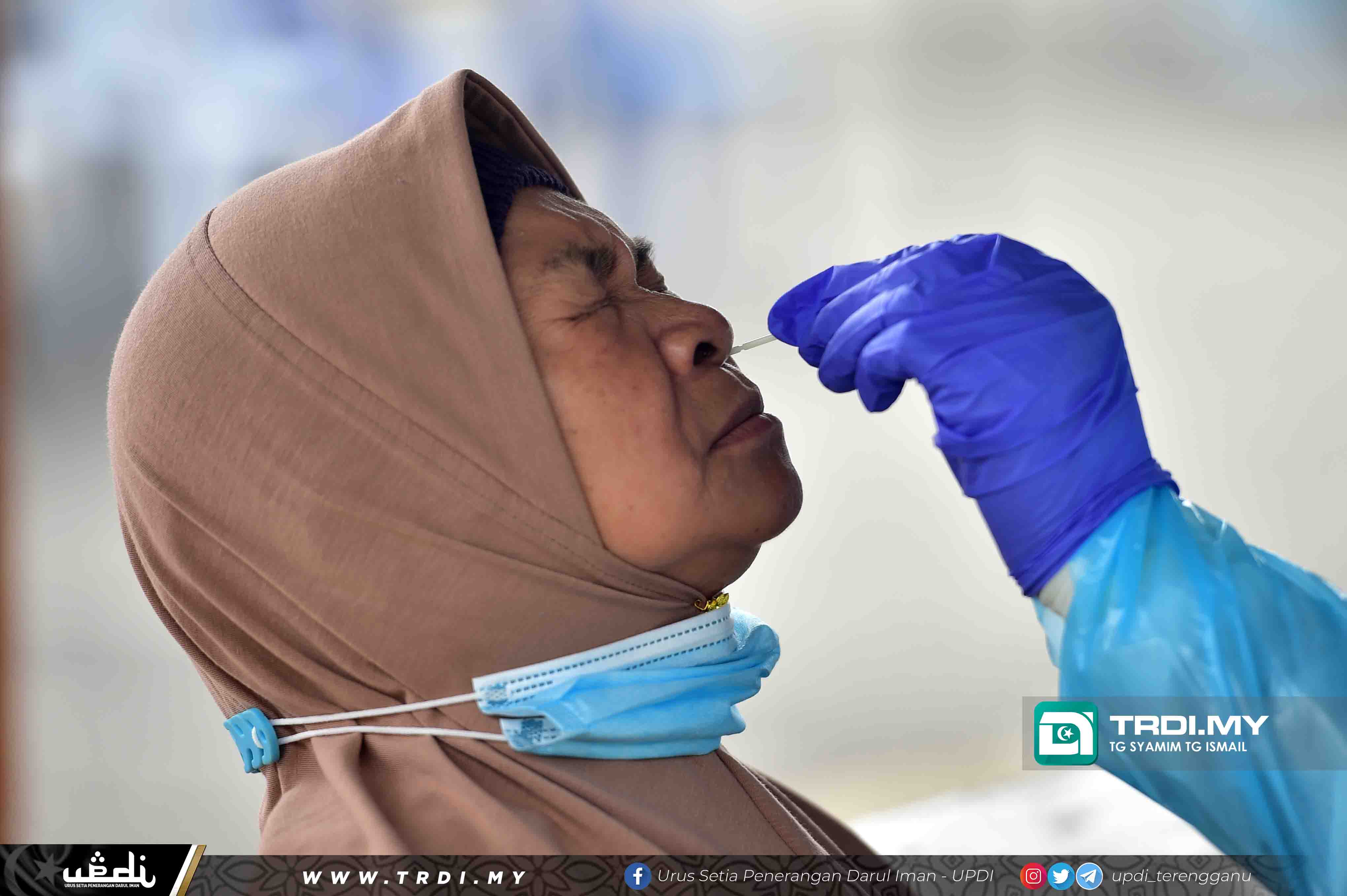 Suasana Di Pusat Saringan COVID-19 Mukim Rasau Dungun