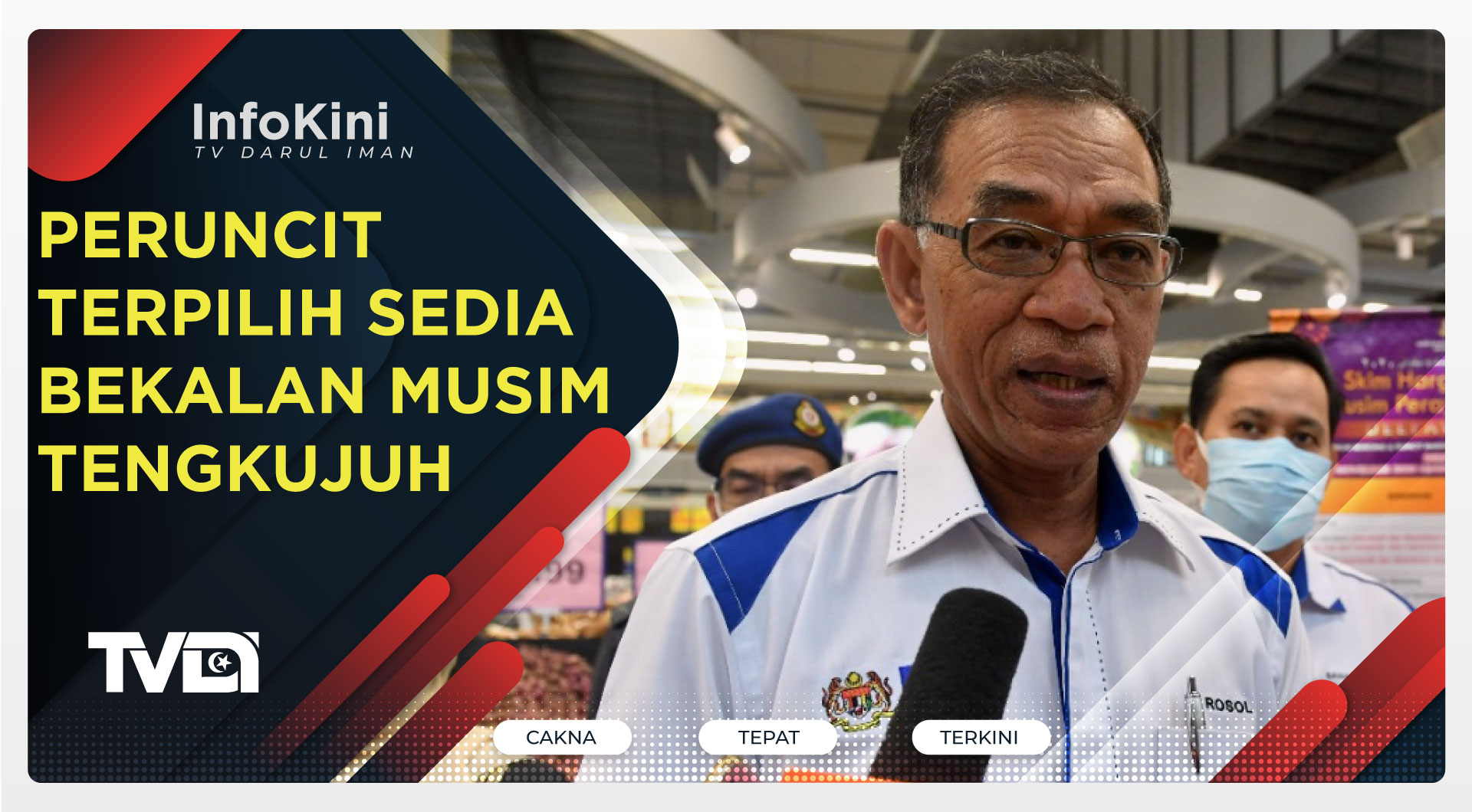 Peruncit Terpilih Sedia Bekalan Musim Tengkujuh
