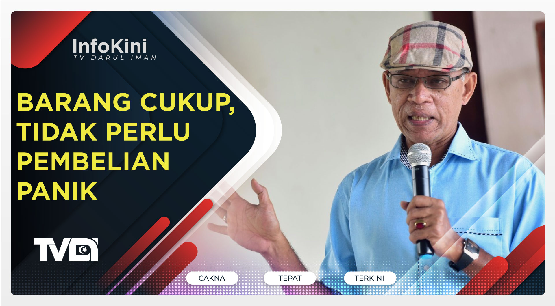 Barang Cukup, Tidak Perlu Pembelian Panik