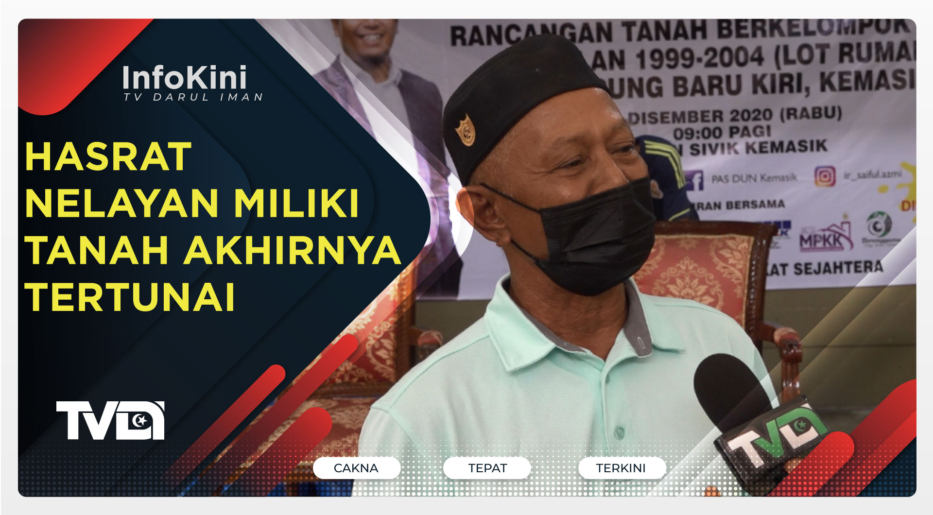 Hasrat Nelayan Miliki Tanah Akhirnya Tertunai