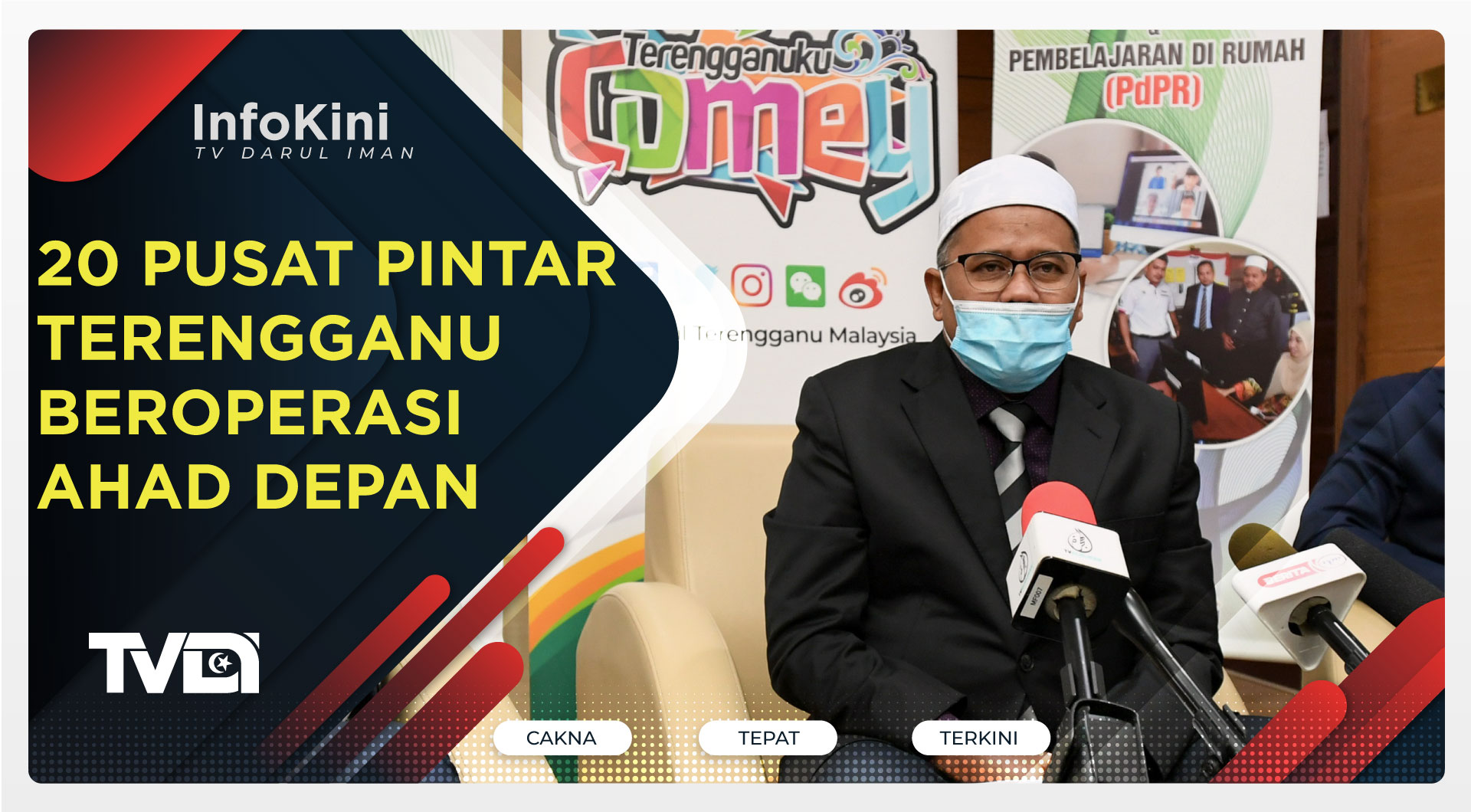 20 Pusat Pintar Terengganu Beroperasi Ahad Depan