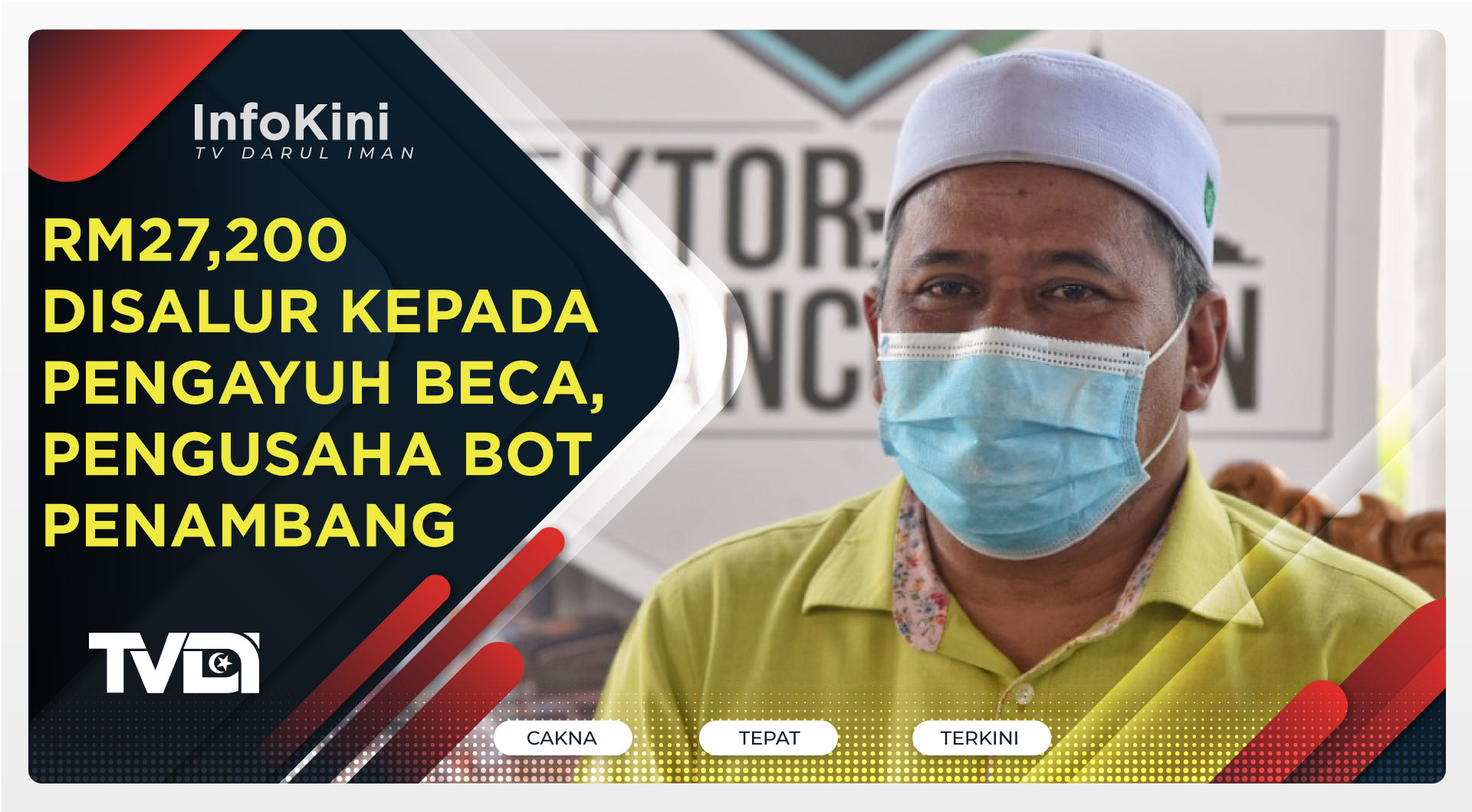 RM27,200 Disalur Kepada Pengayuh Beca, Pengusaha Bot Penambang