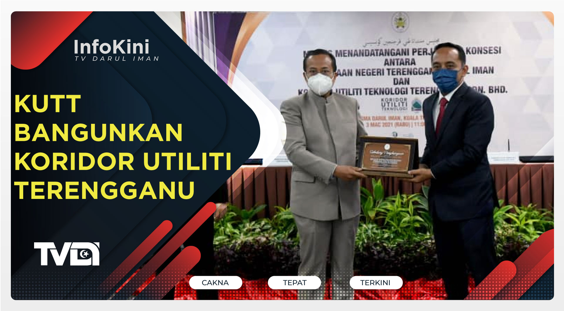 KUTT Bangunkan Koridor Utiliti Terengganu