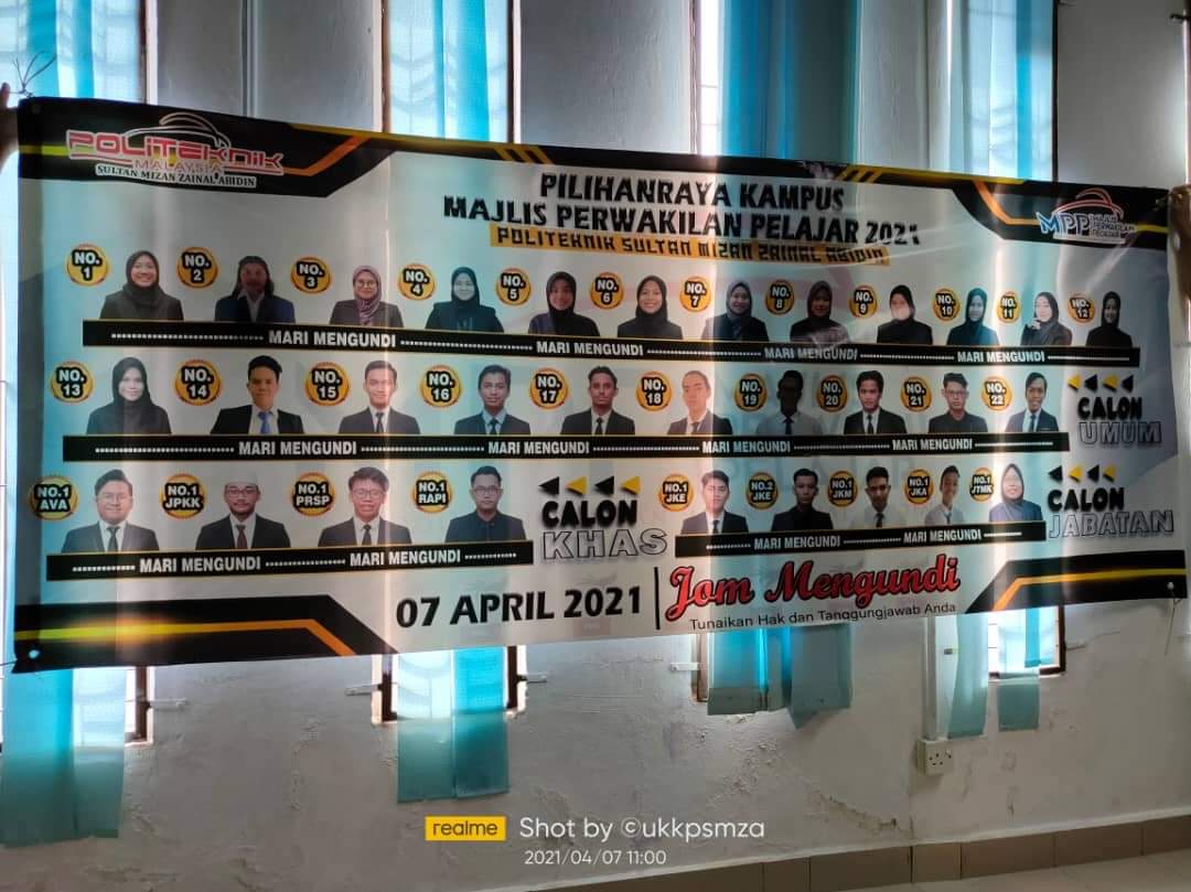 Pilihan Raya Kampus PSMZA Secara 'Online'