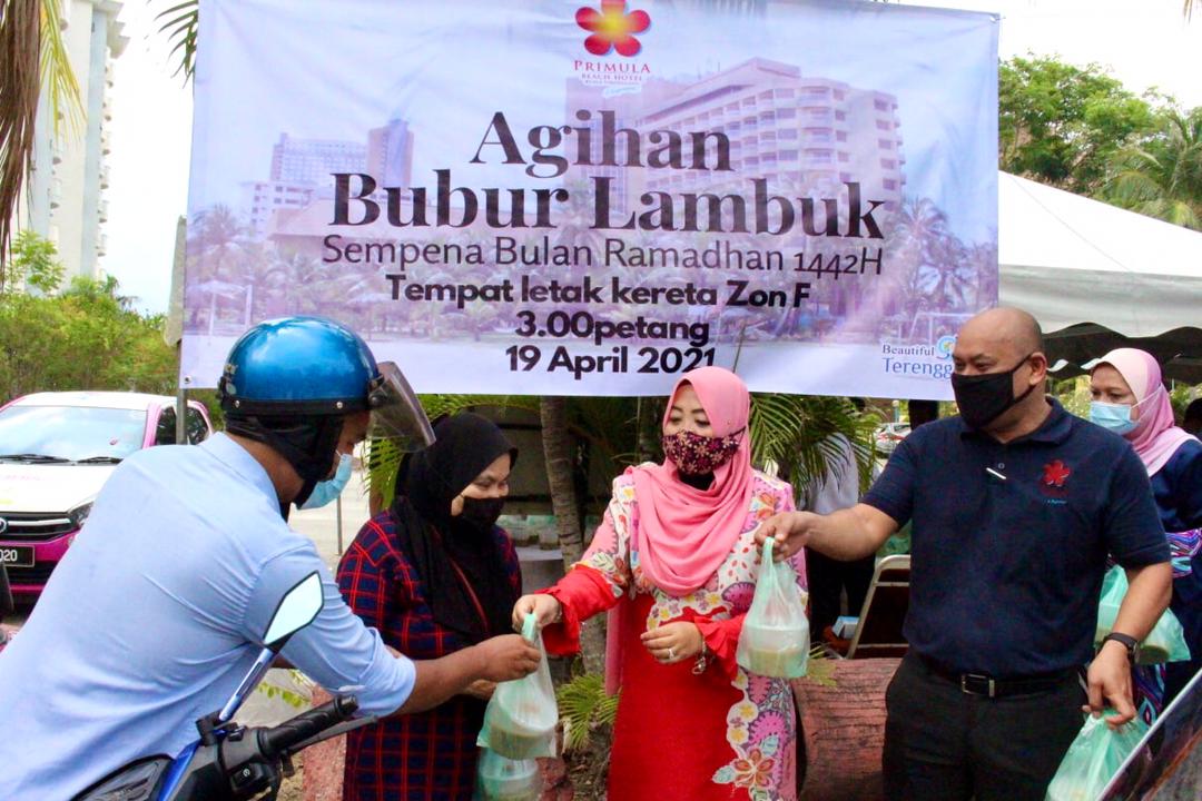 Kongsi Rezeki, Hotel Primula Agih 800 Bungkus Bubur Lambuk