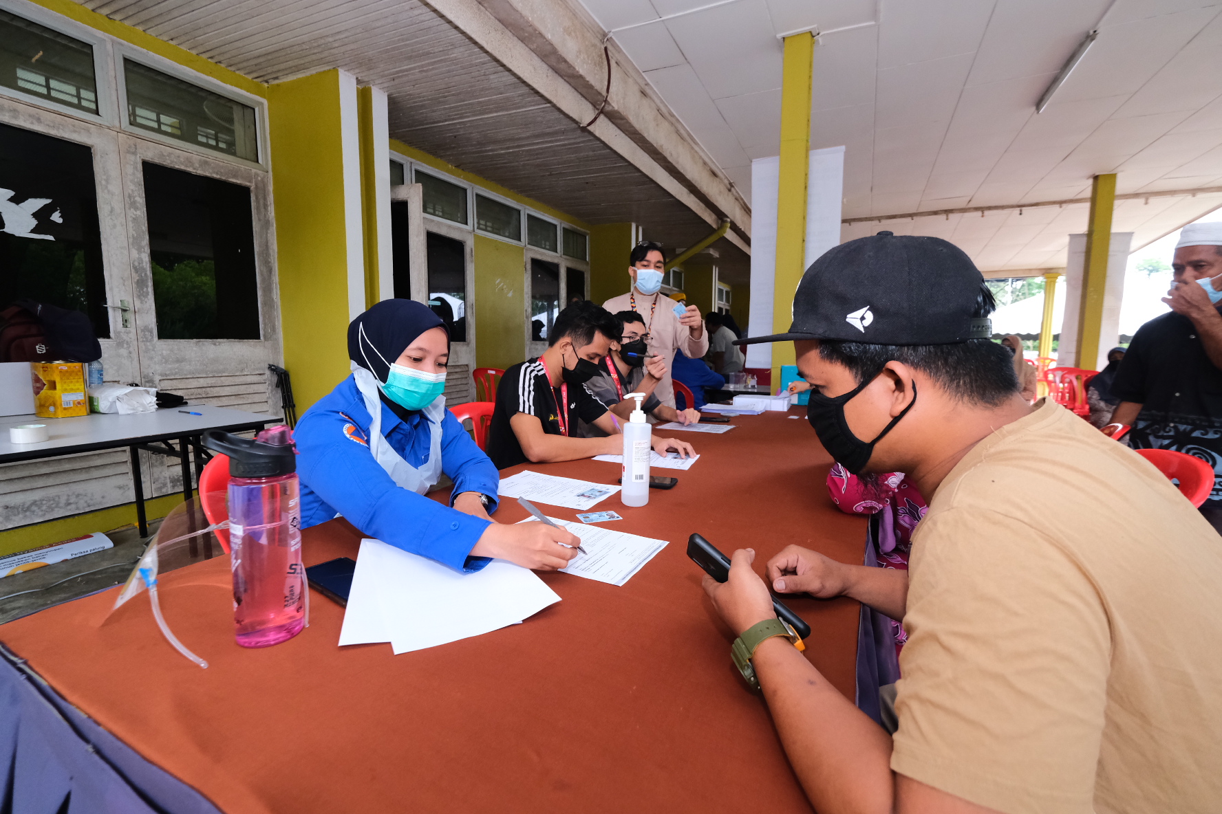 500 Penduduk Jerteh Divaksin Setiap hari