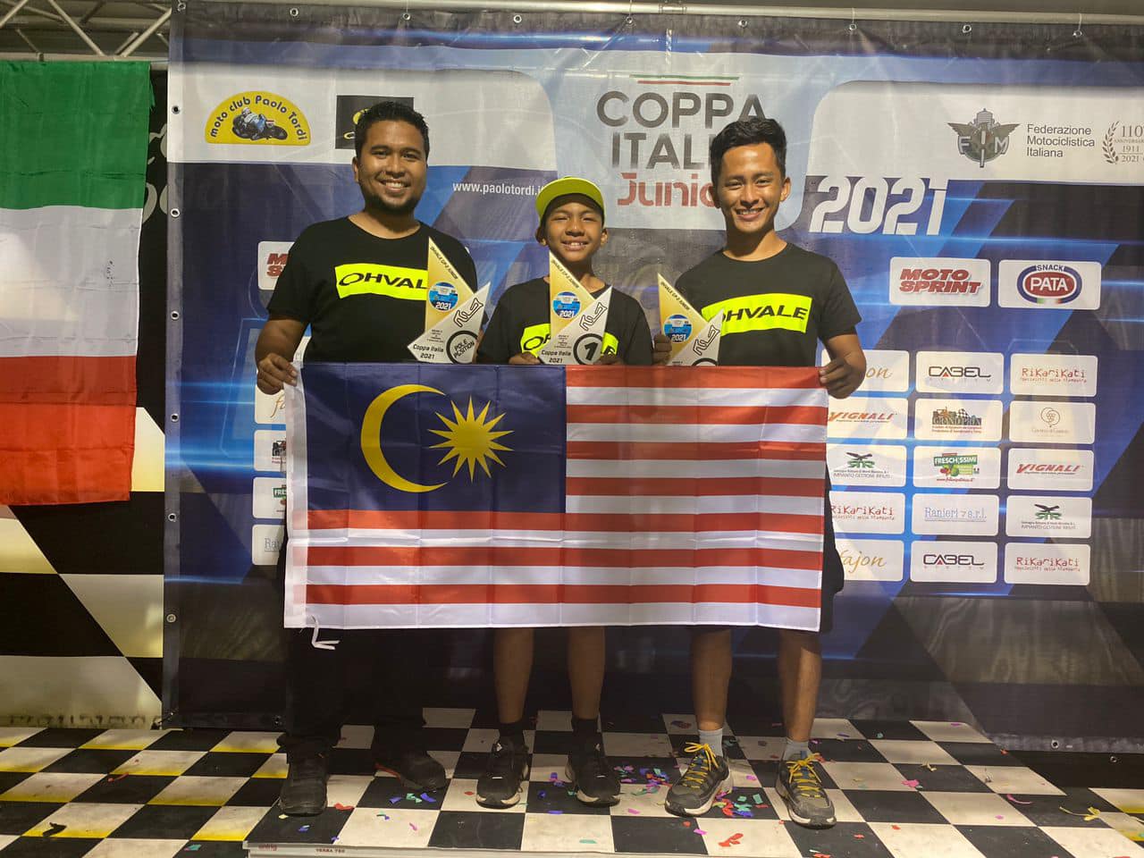 Hakim Danish Menang Dua Perlumbaan Di Itali