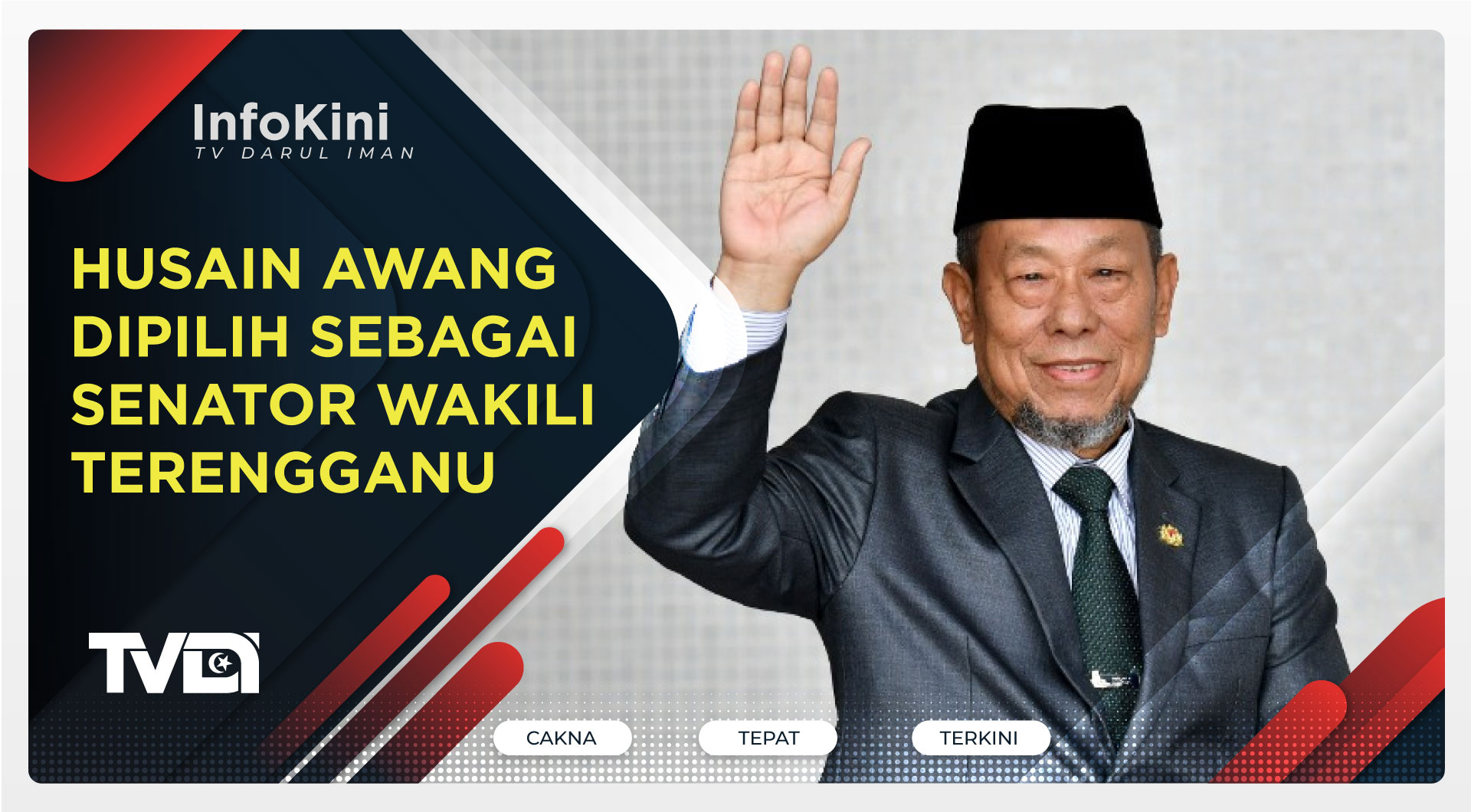 Husain Awang Dipilih Sebagai Senator Wakili Terengganu