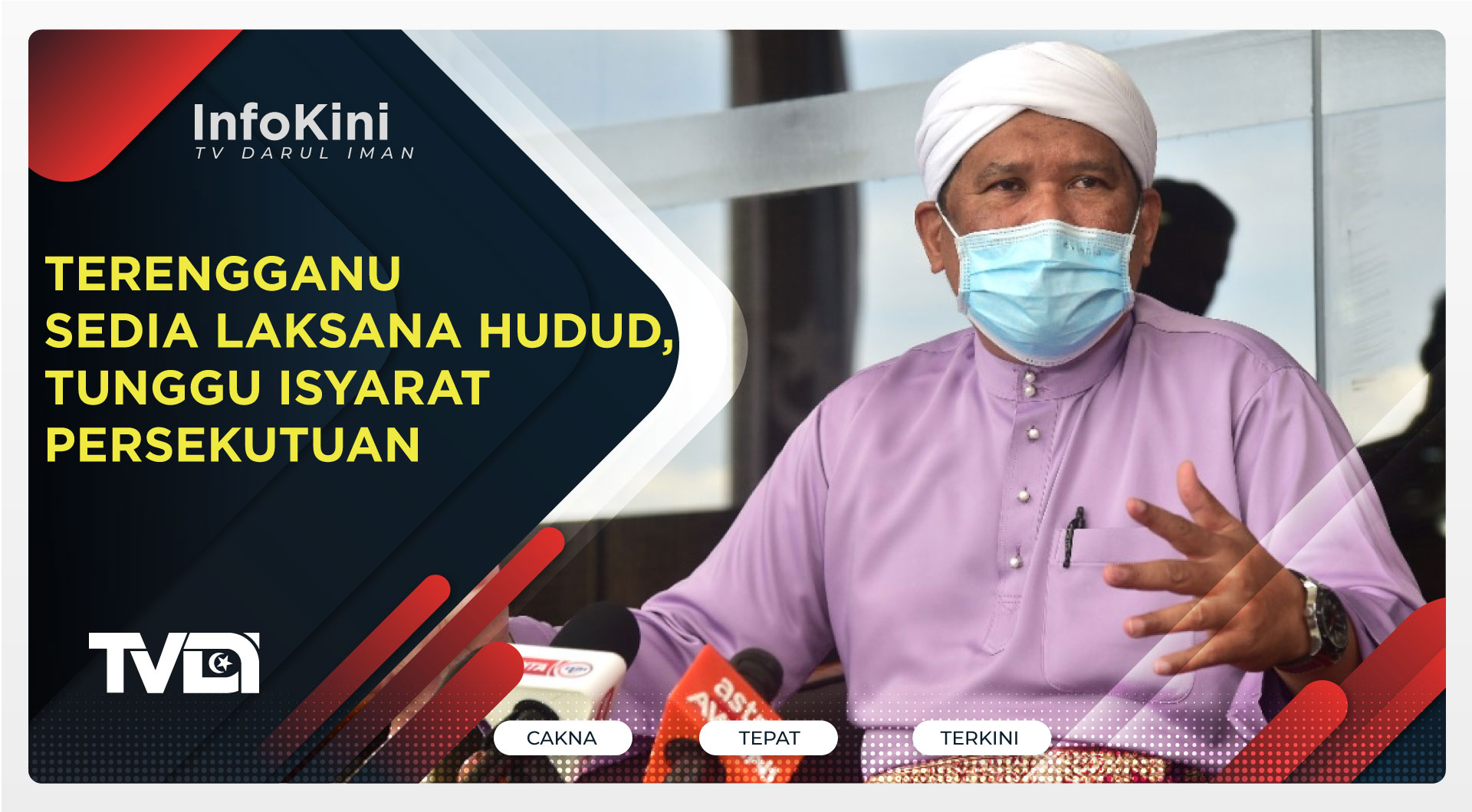 Terengganu Sedia Laksana Hudud, Tunggu Isyarat Persekutuan