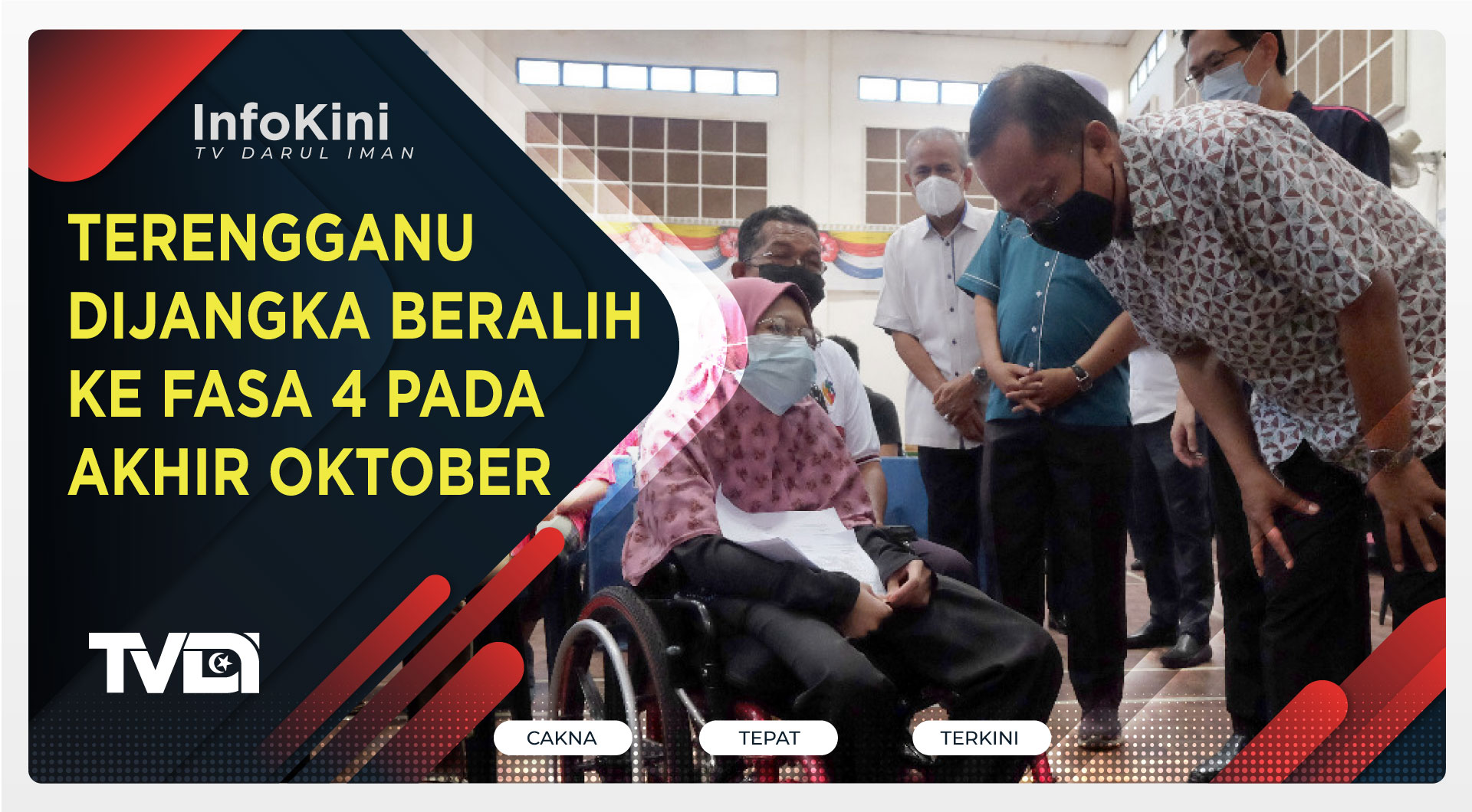 Terengganu Dijangka Beralih Ke Fasa 4 Pada Akhir Oktober