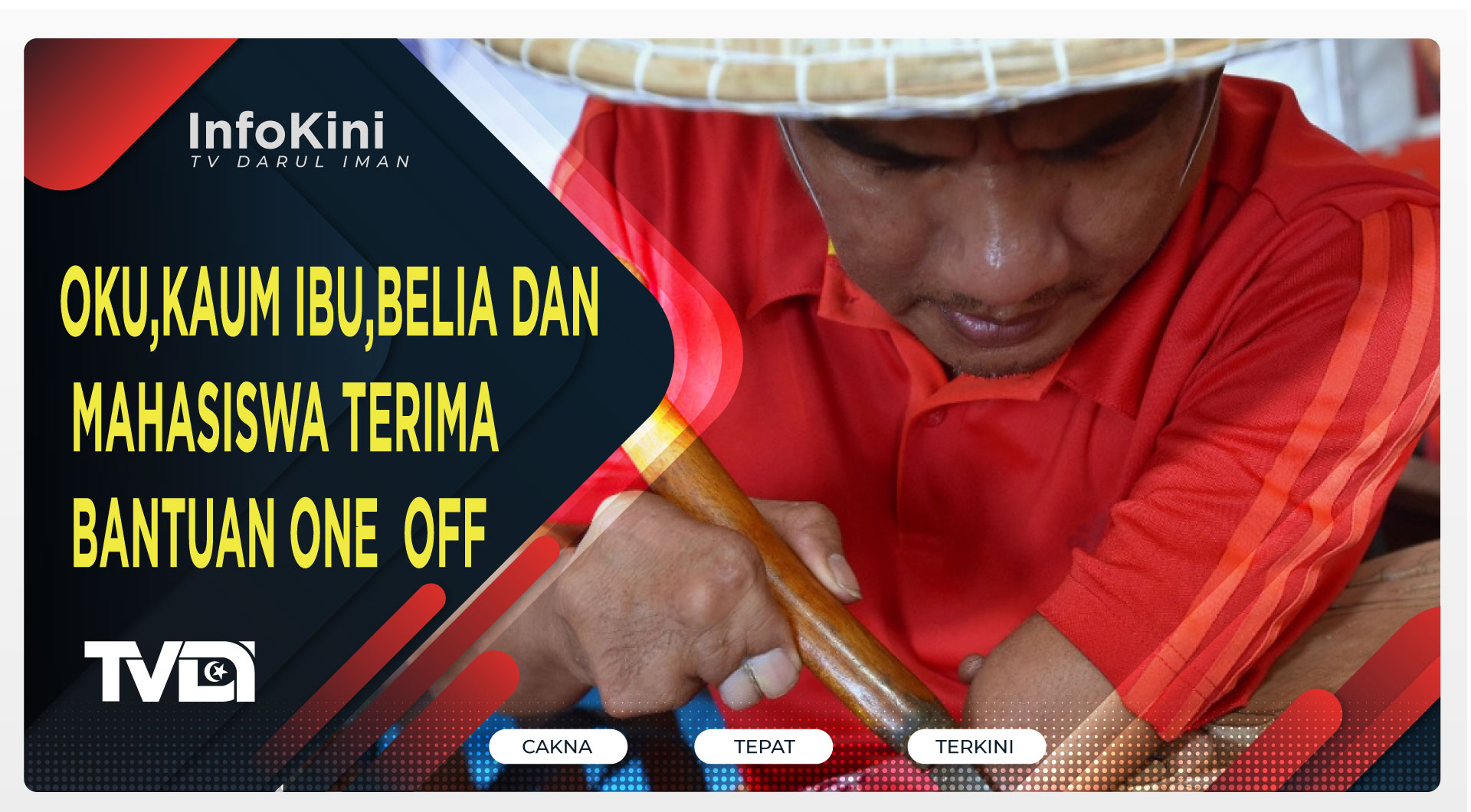 OKU,KAUM IBU,BELIA DAN MAHASISWA TERIMA BANTUAN ONE OFF