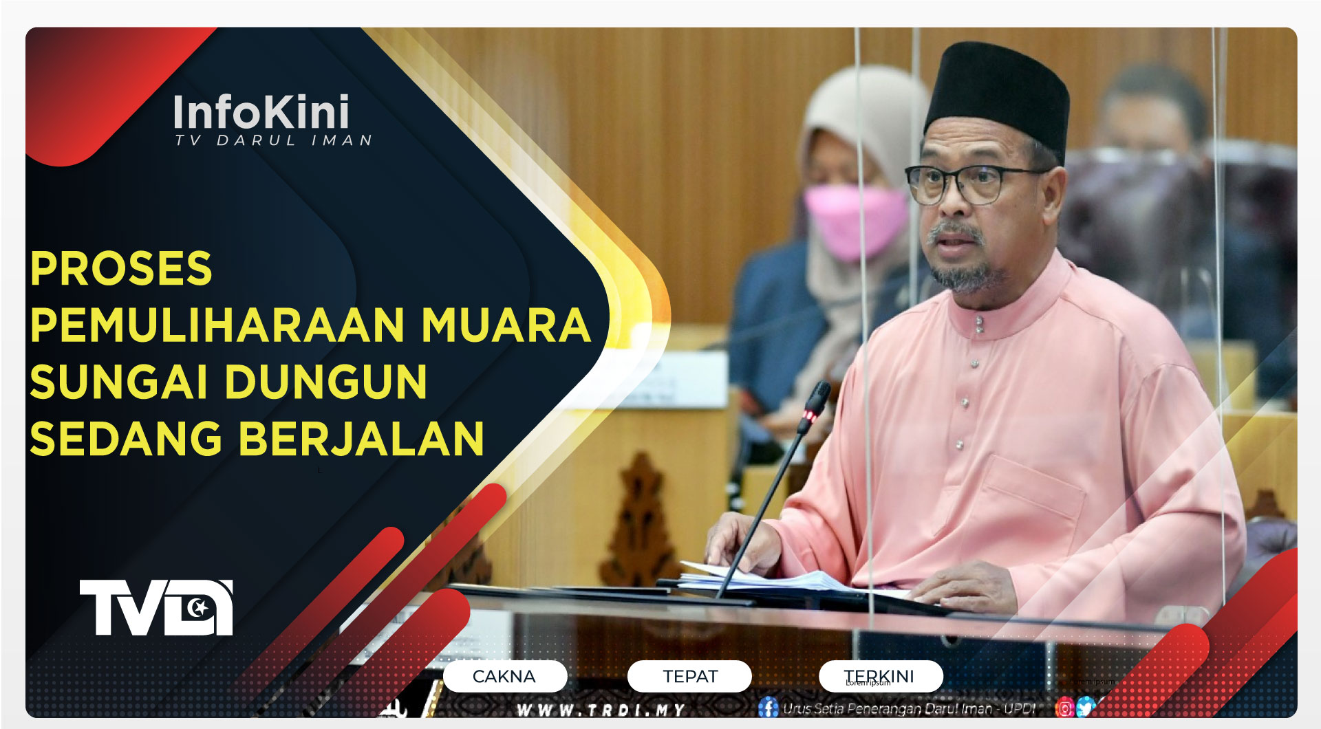 Proses Pemuliharaan Muara Sungai Dungun Sedang Berjalan