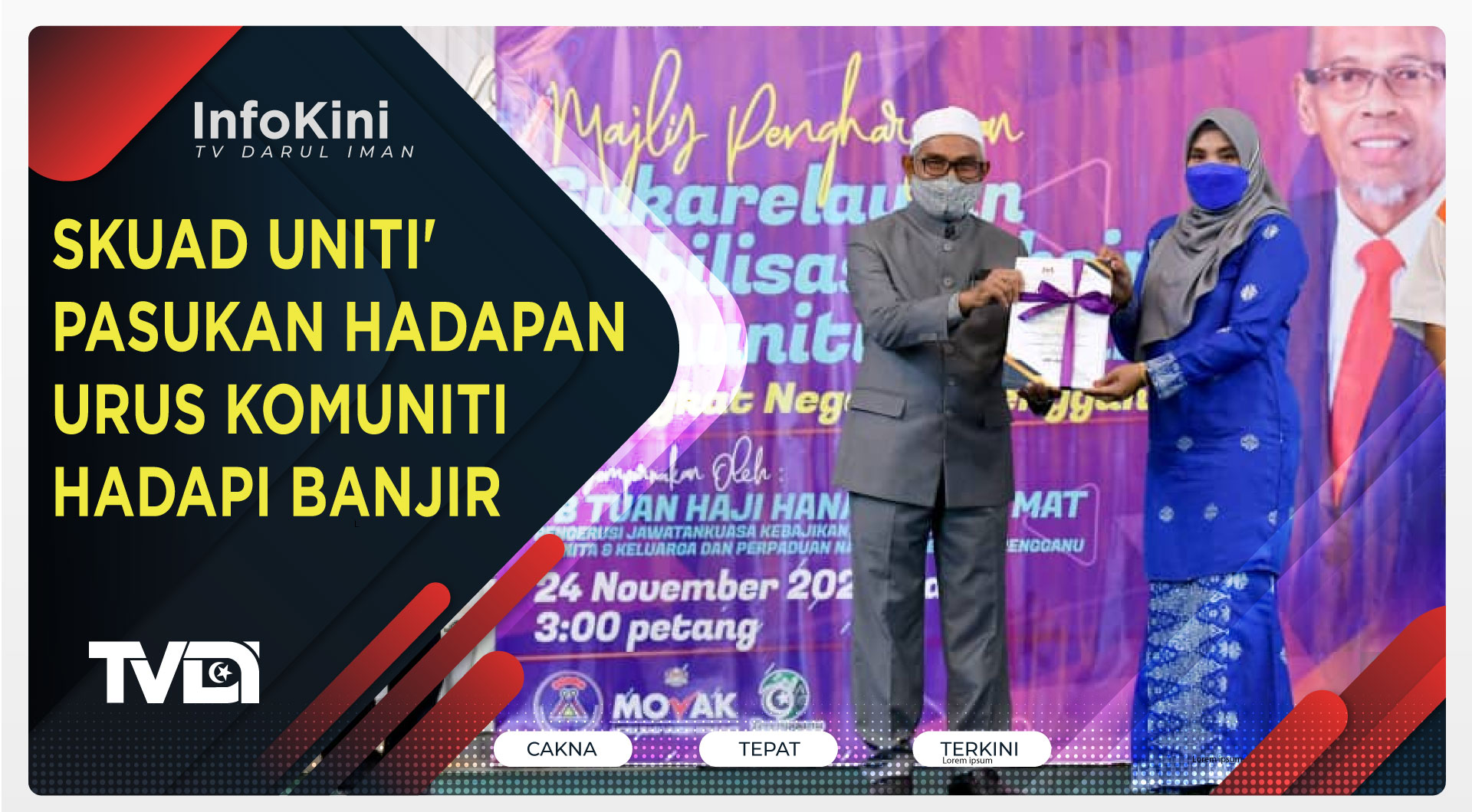 Skuad Uniti' Pasukan Hadapan Urus Komuniti Hadapi Banjir