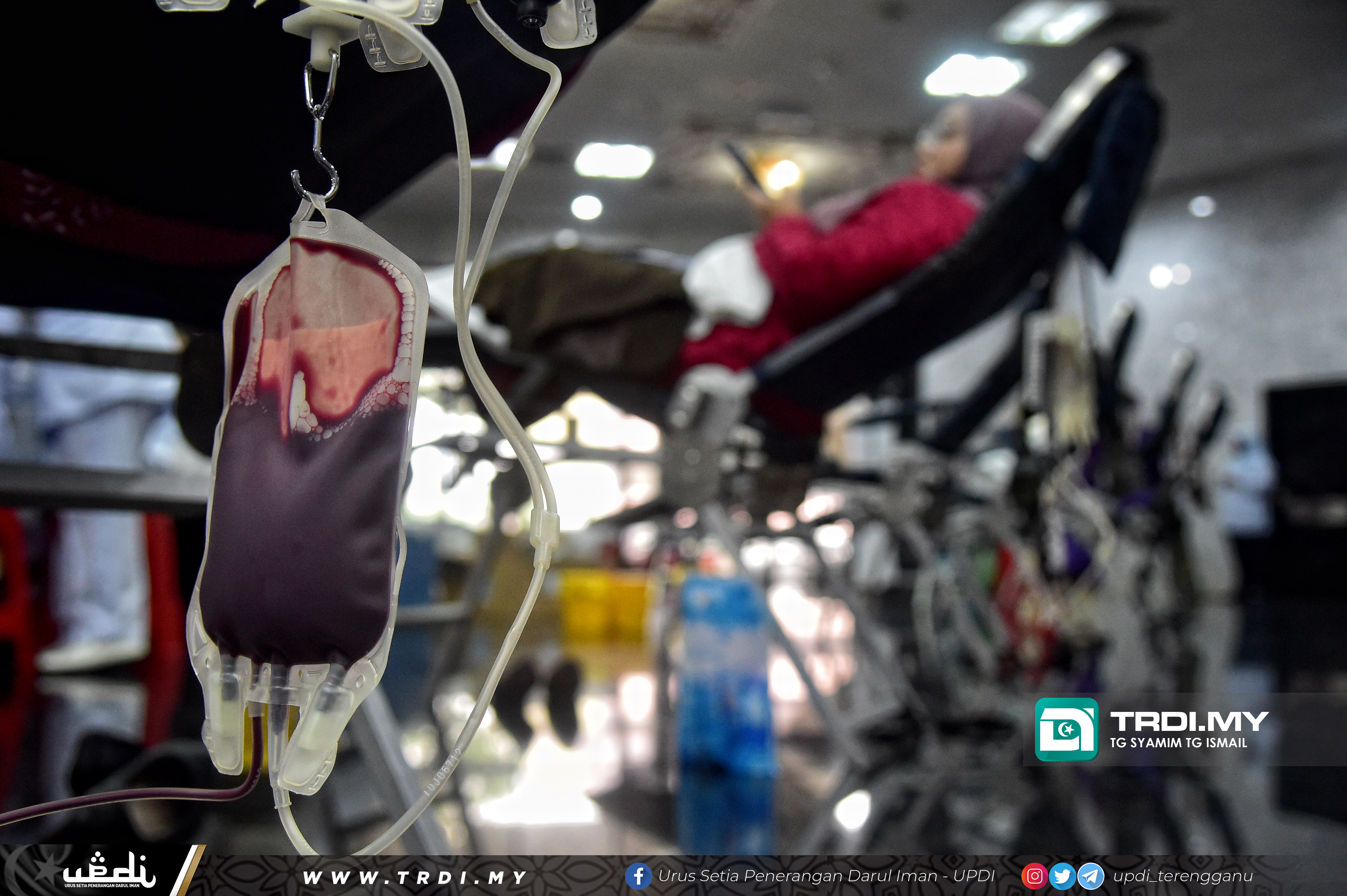 Program Derma Darah Anjuran AKRAB SUK Terengganu dan Puspanita Negeri Terengganu di Wisma Darul Iman