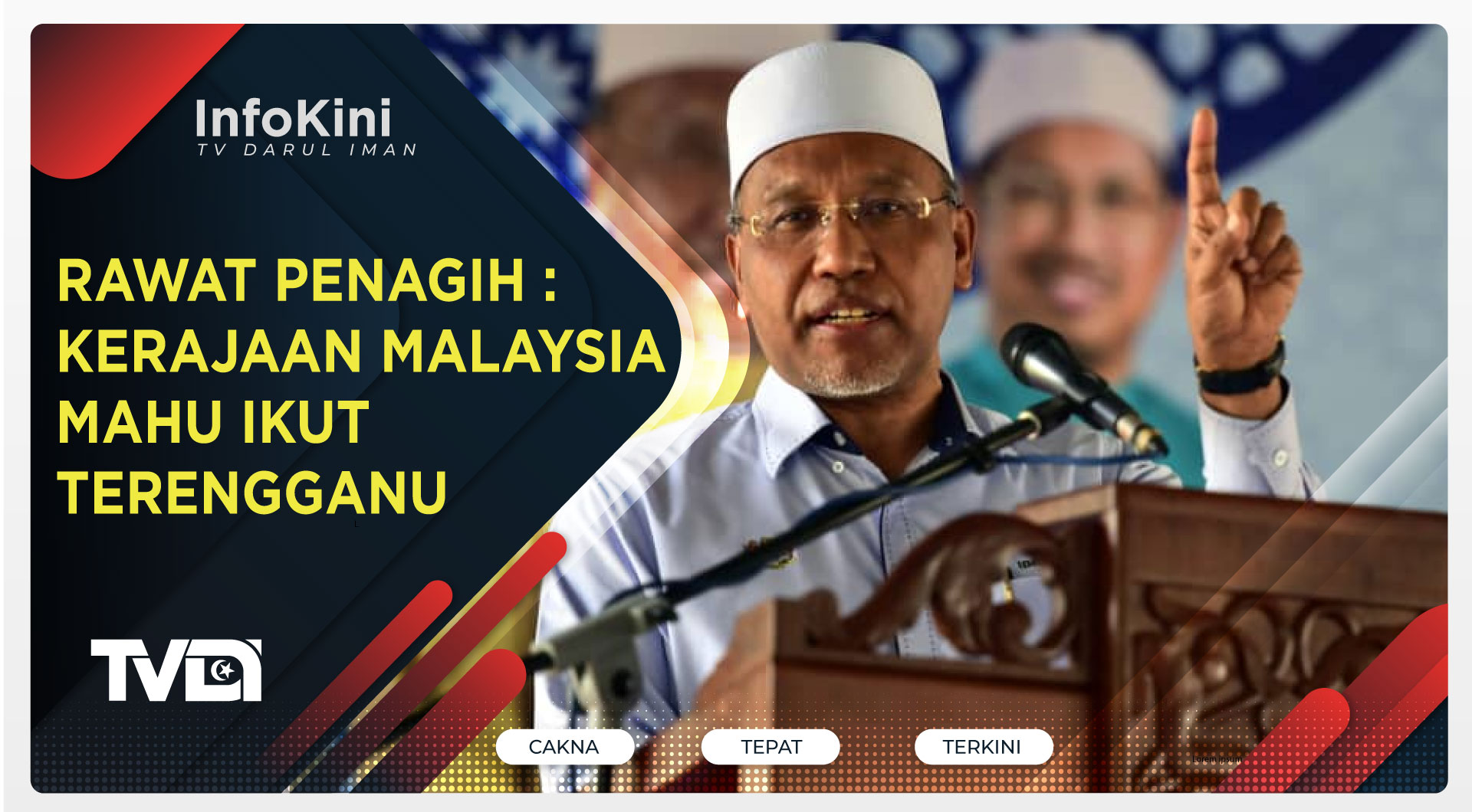 Rawat Penagih : Kerajaan Malaysia Mahu Ikut Terengganu