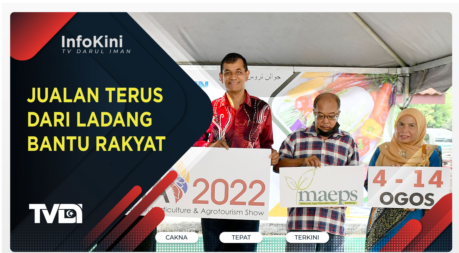 Jualan Terus Dari Ladang Bantu Rakyat