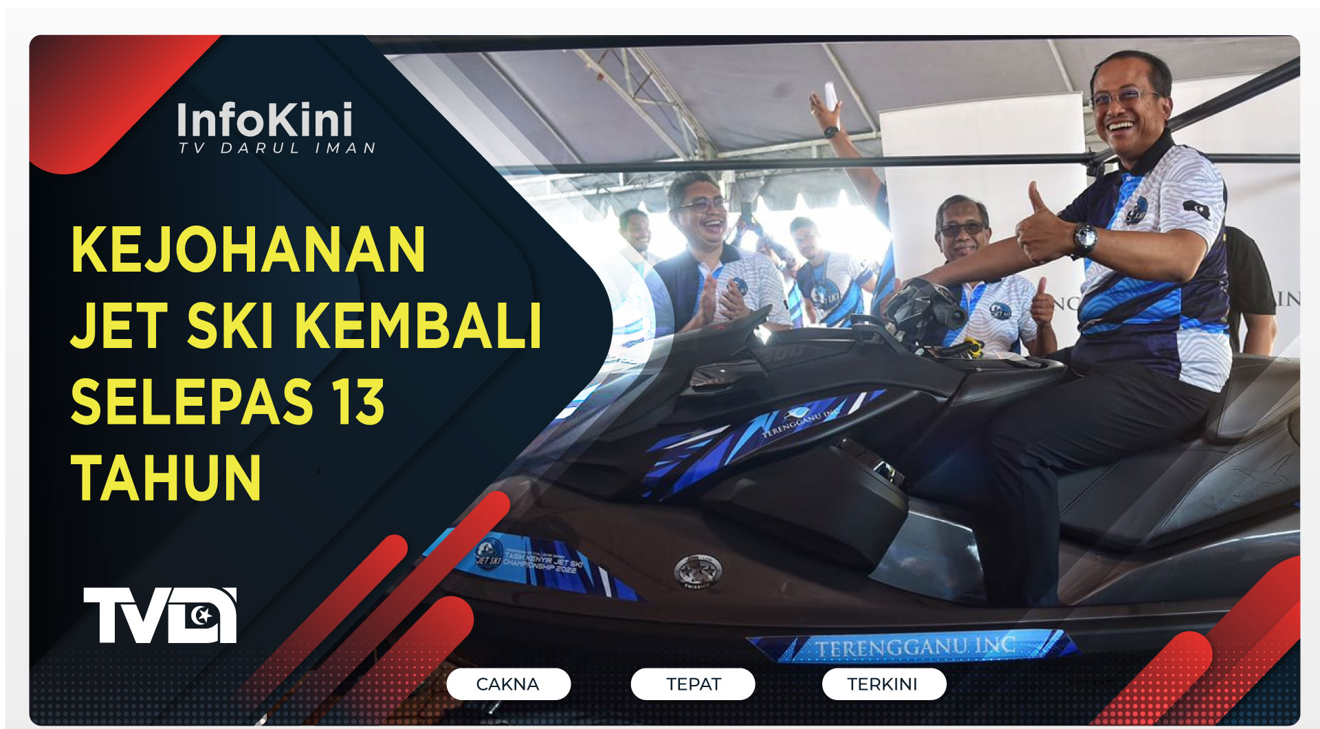 Kejohanan Jet Ski Kembali Selepas 13 Tahun