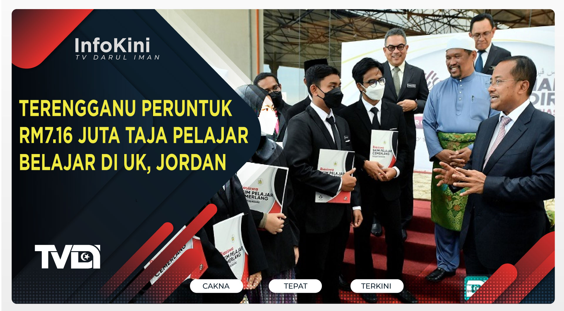 Terengganu Peruntuk RM7.16 Juta Taja Pelajar Belajar Di UK, Jordan