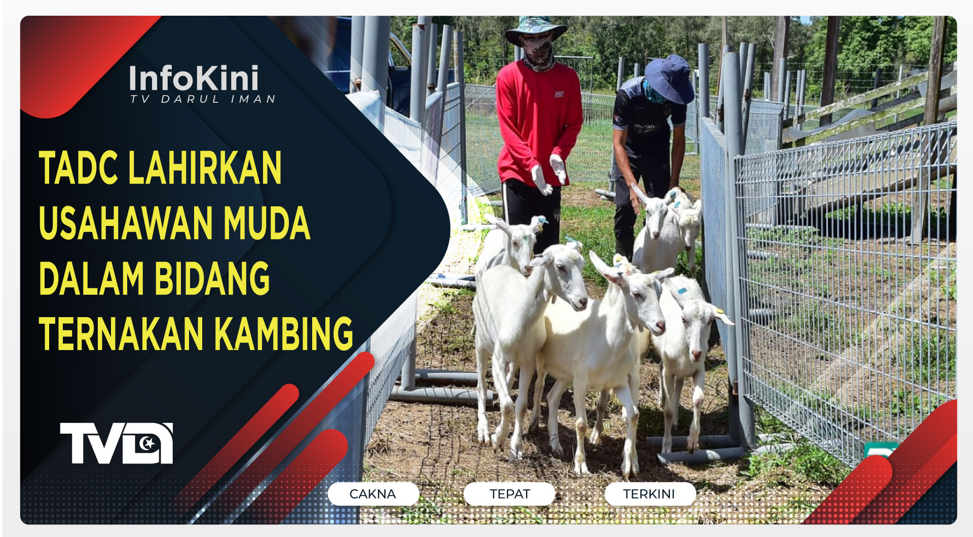 TADC Lahirkan Usahawan Muda Dalam Bidang Ternakan Kambing