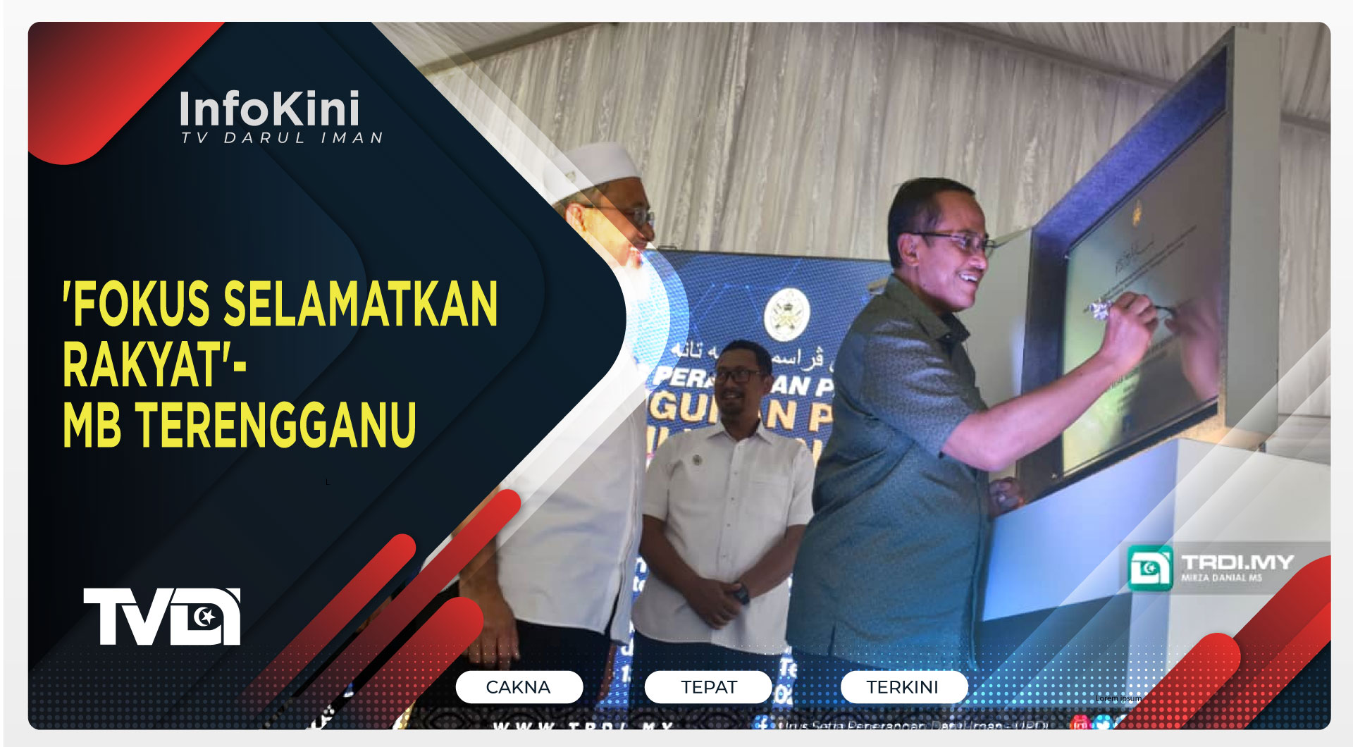 'Fokus Selamatkan Rakyat'- MB Terengganu