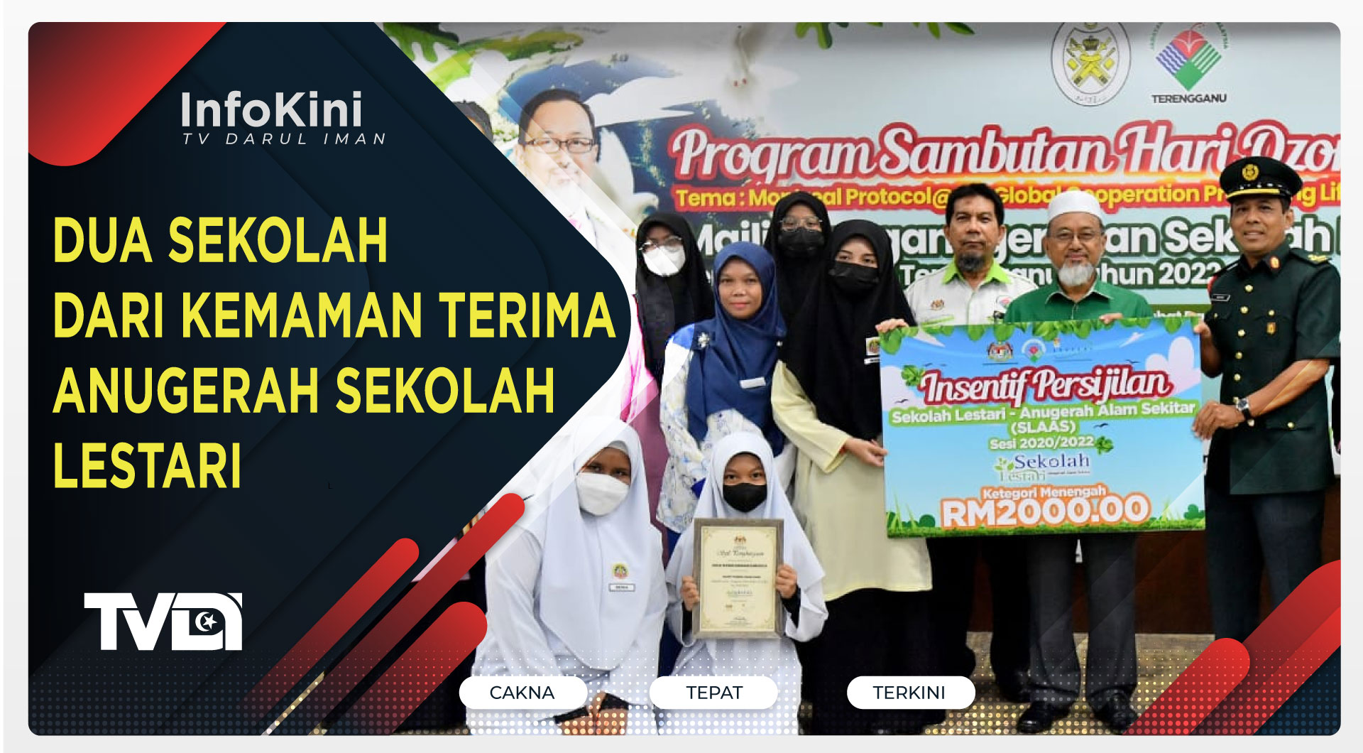 Dua Sekolah dari Kemaman Terima Anugerah Sekolah Lestari