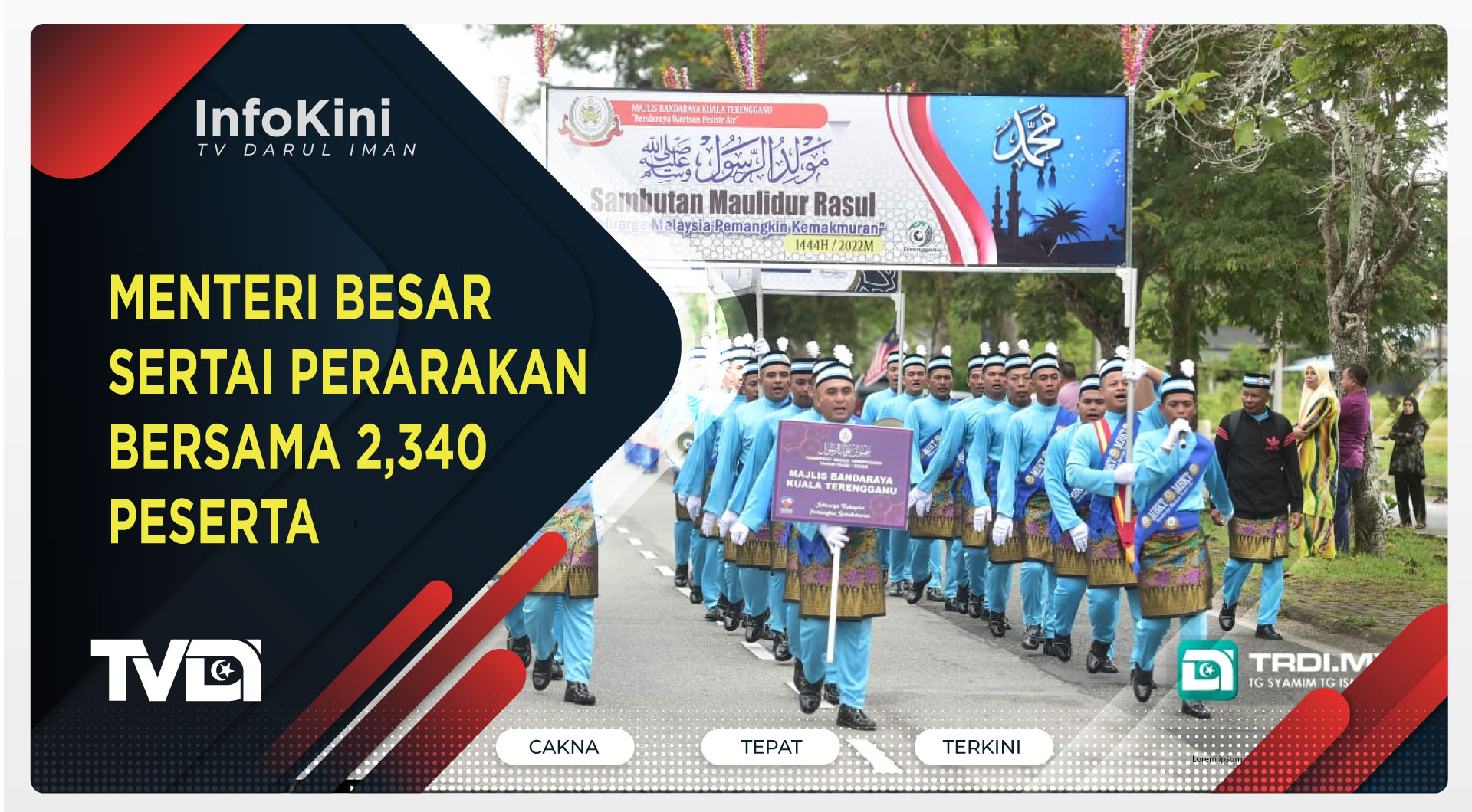 Menteri Besar Sertai Perarakan Bersama 2,340 Peserta