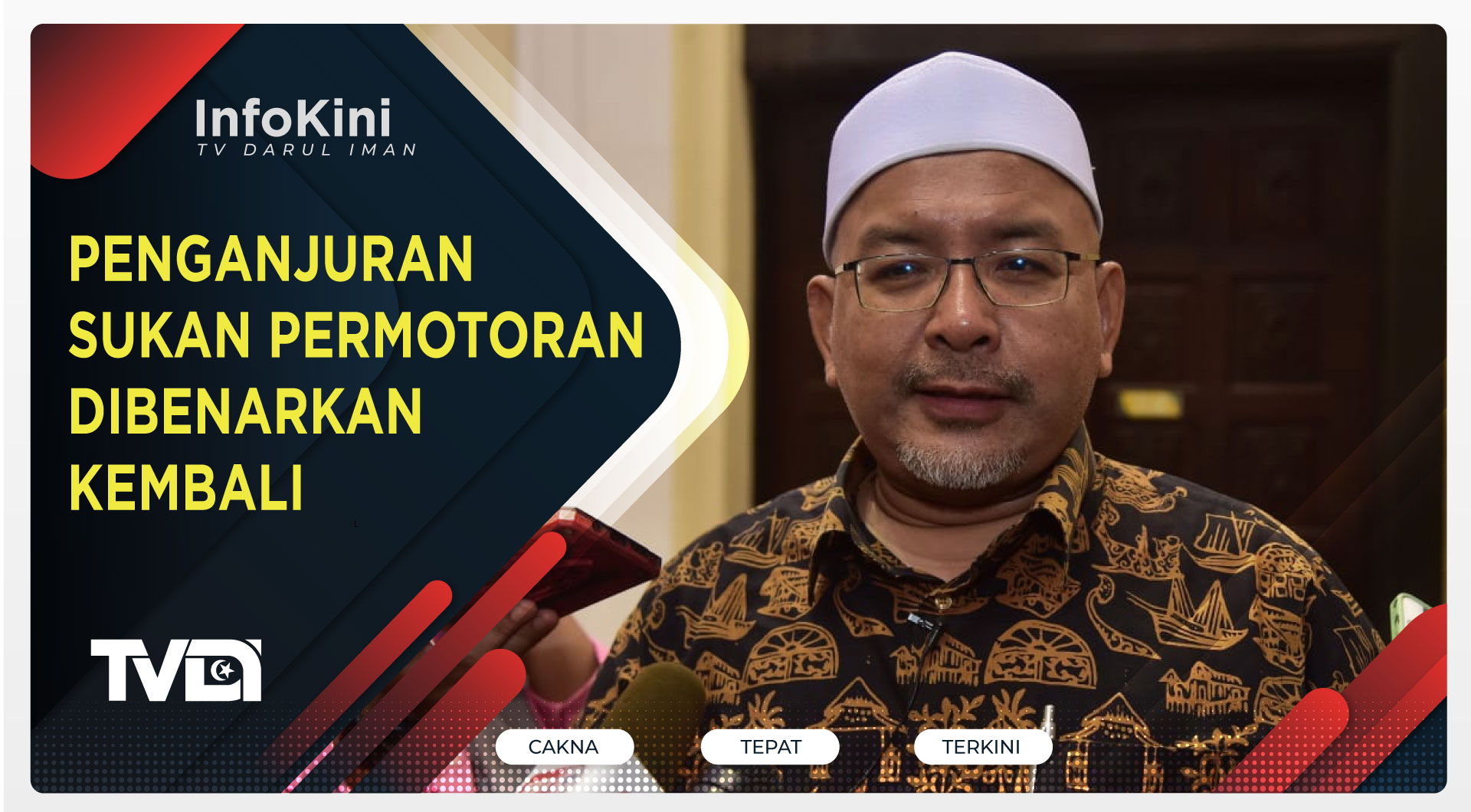 Penganjuran Sukan Permotoran Dibenarkan Kembali