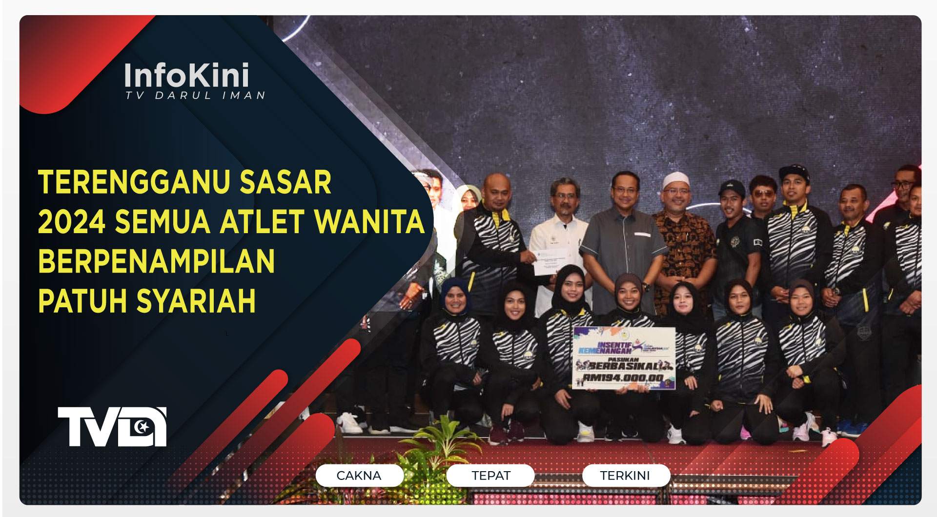 Terengganu Sasar 2024 Semua Atlet Wanita Berpenampilan Patuh Syariah