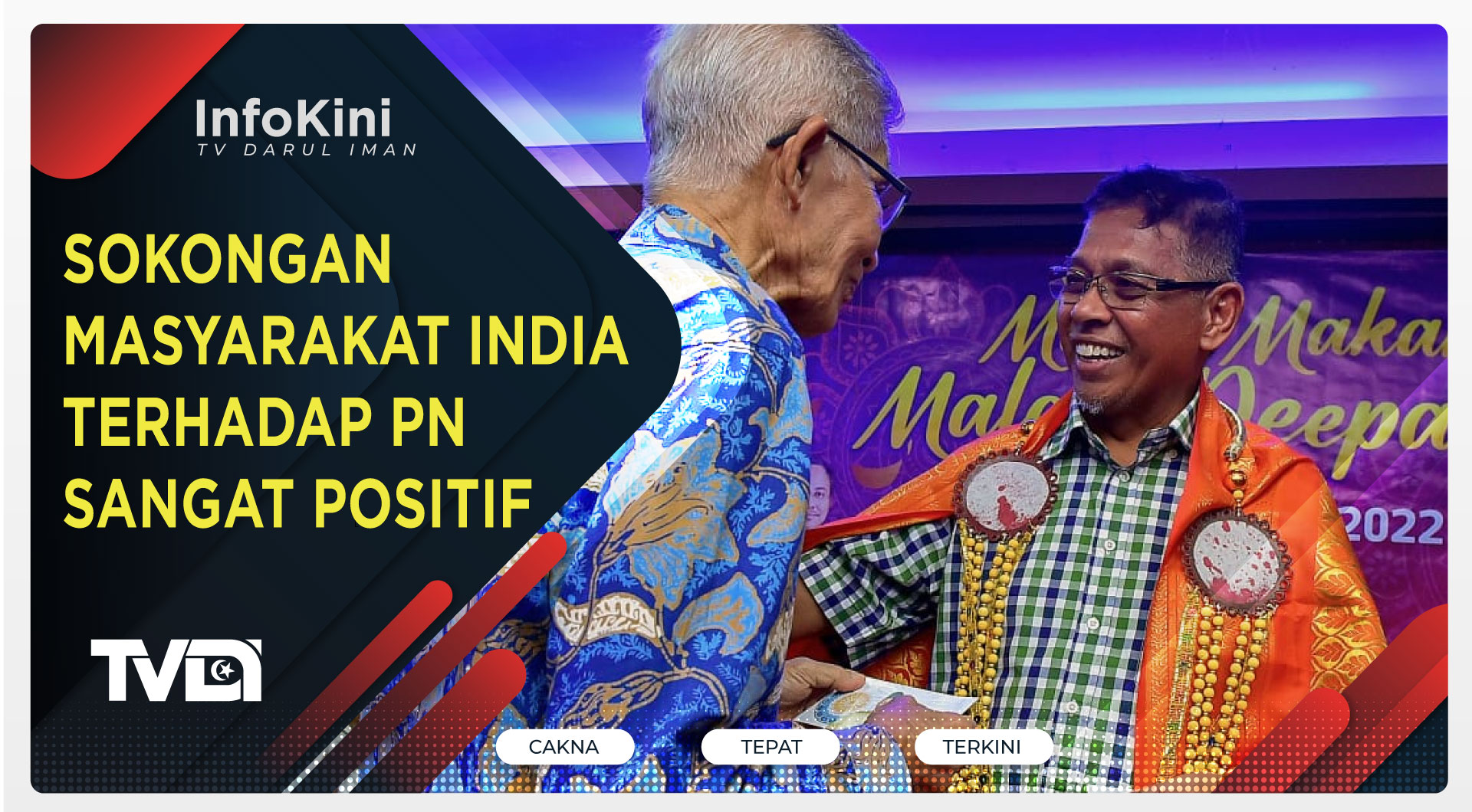 Sokongan Masyarakat India Terhadap PN Sangat Positif