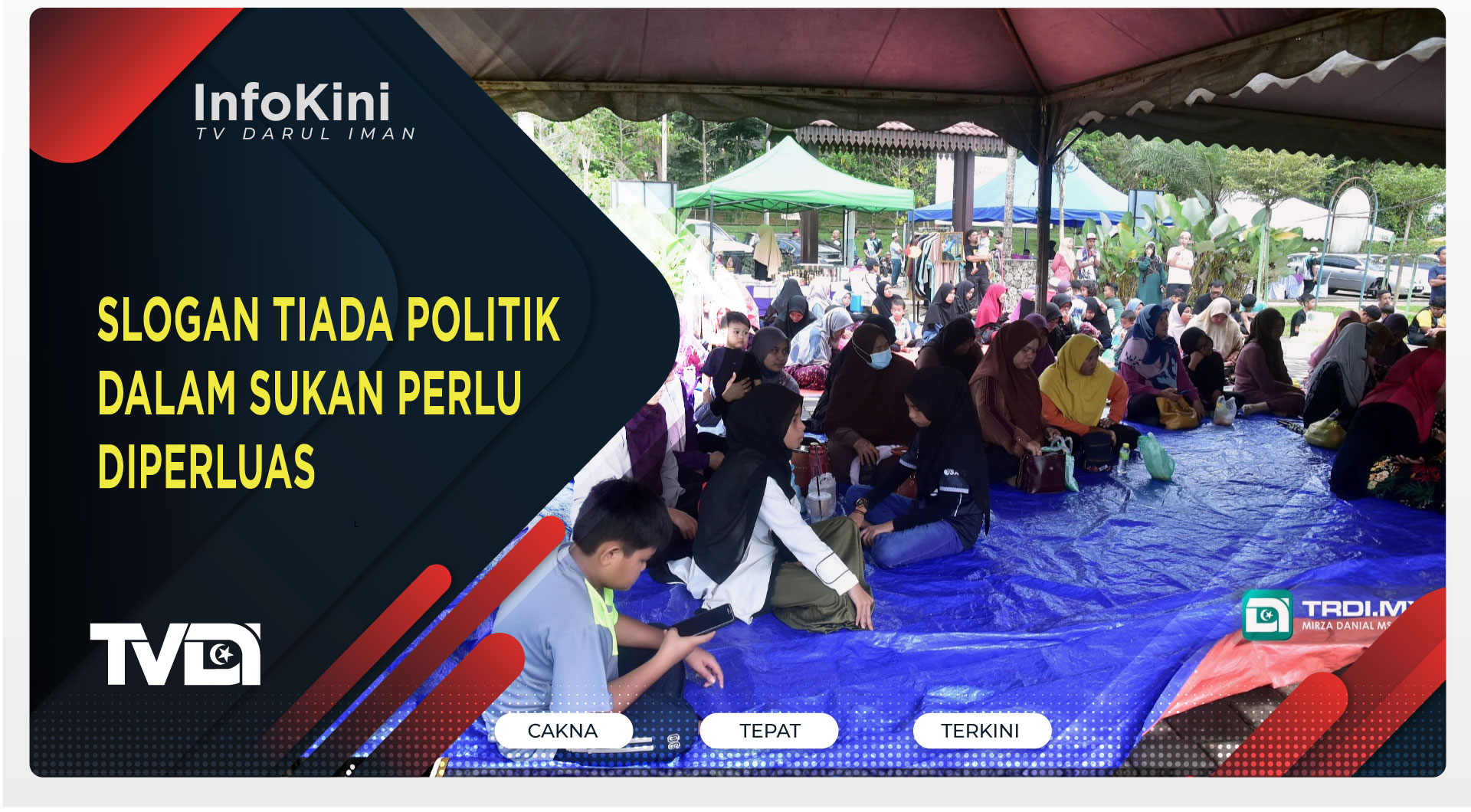 Slogan Tiada Politik Dalam Sukan Perlu Diperluas