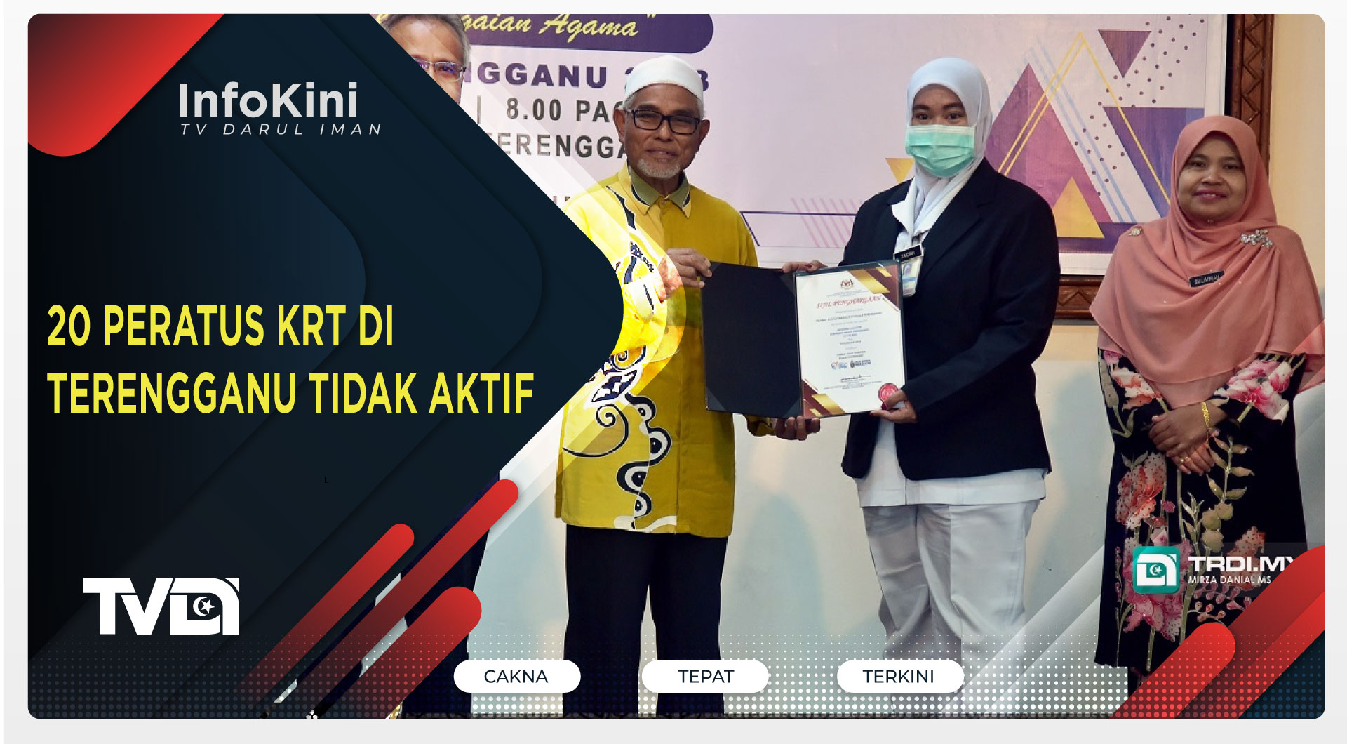 20 Peratus KRT Di Terengganu Tidak Aktif