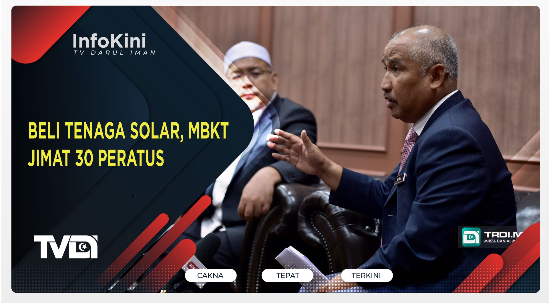 Beli Tenaga Solar, MBKT Jimat 30 Peratus