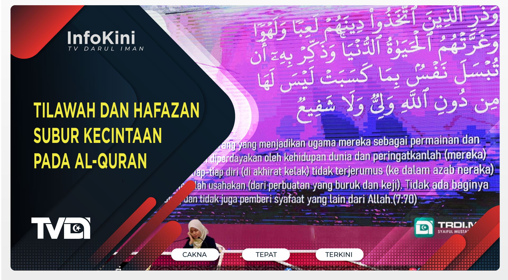 Tilawah dan Hafazan Subur Kecintaan Pada Al-Quran