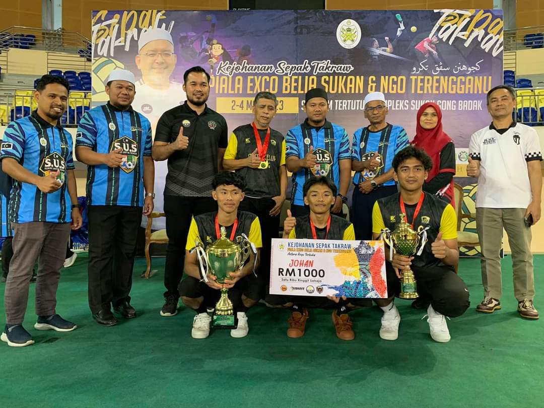 Regu Dungun Juara Takraw Piala Exco