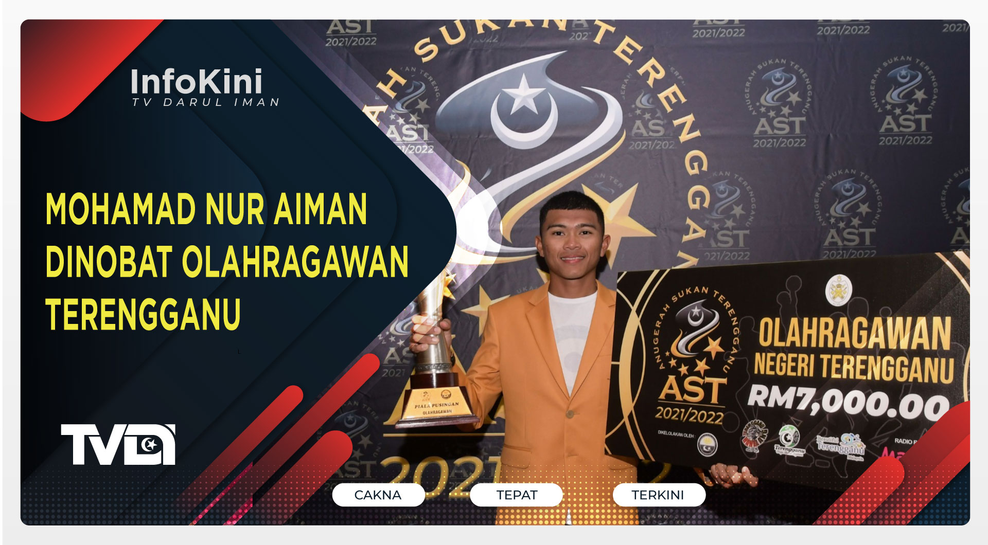 Mohamad Nur Aiman Dinobat Olahragawan Terengganu