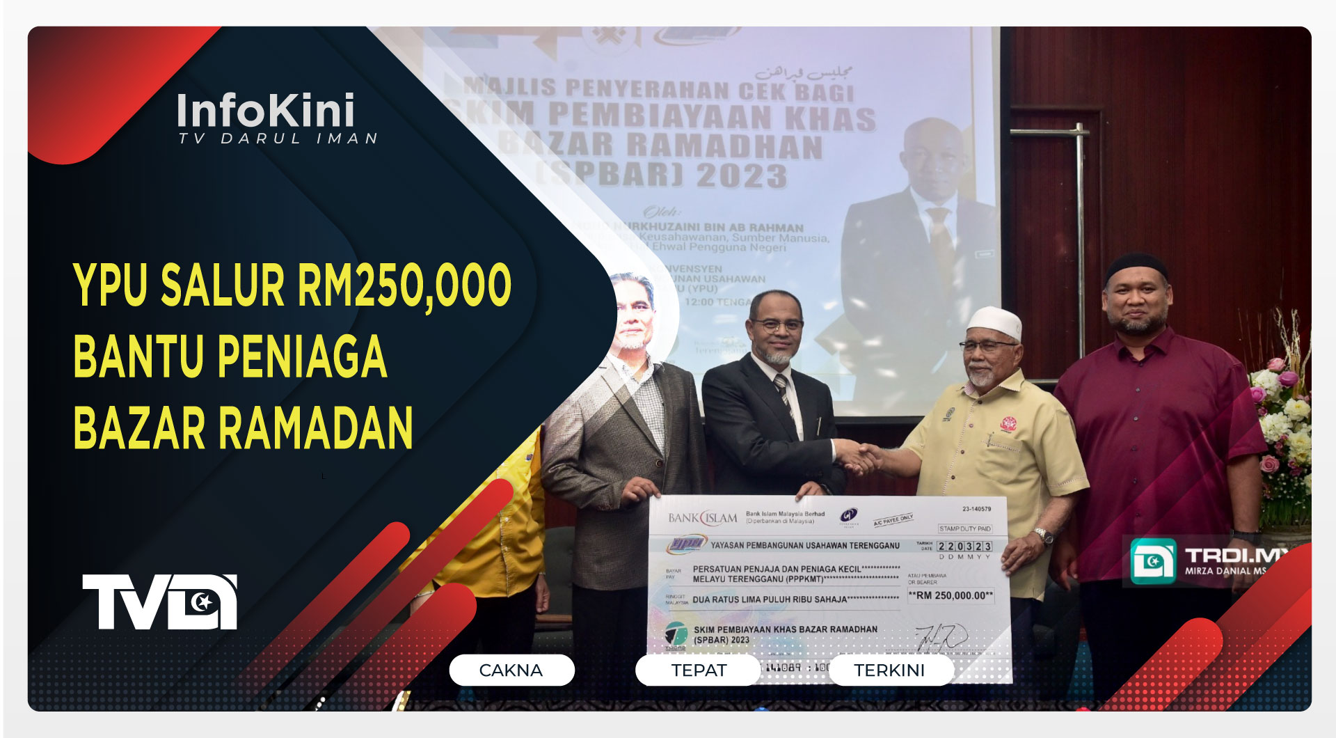 YPU Salur RM250,000 Bantu Peniaga Bazar Ramadan