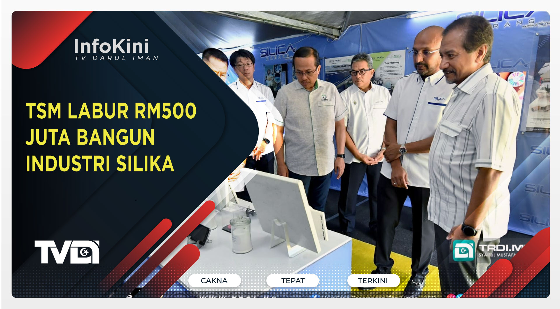 TSM Labur RM500 Juta Bangun Industri Silika