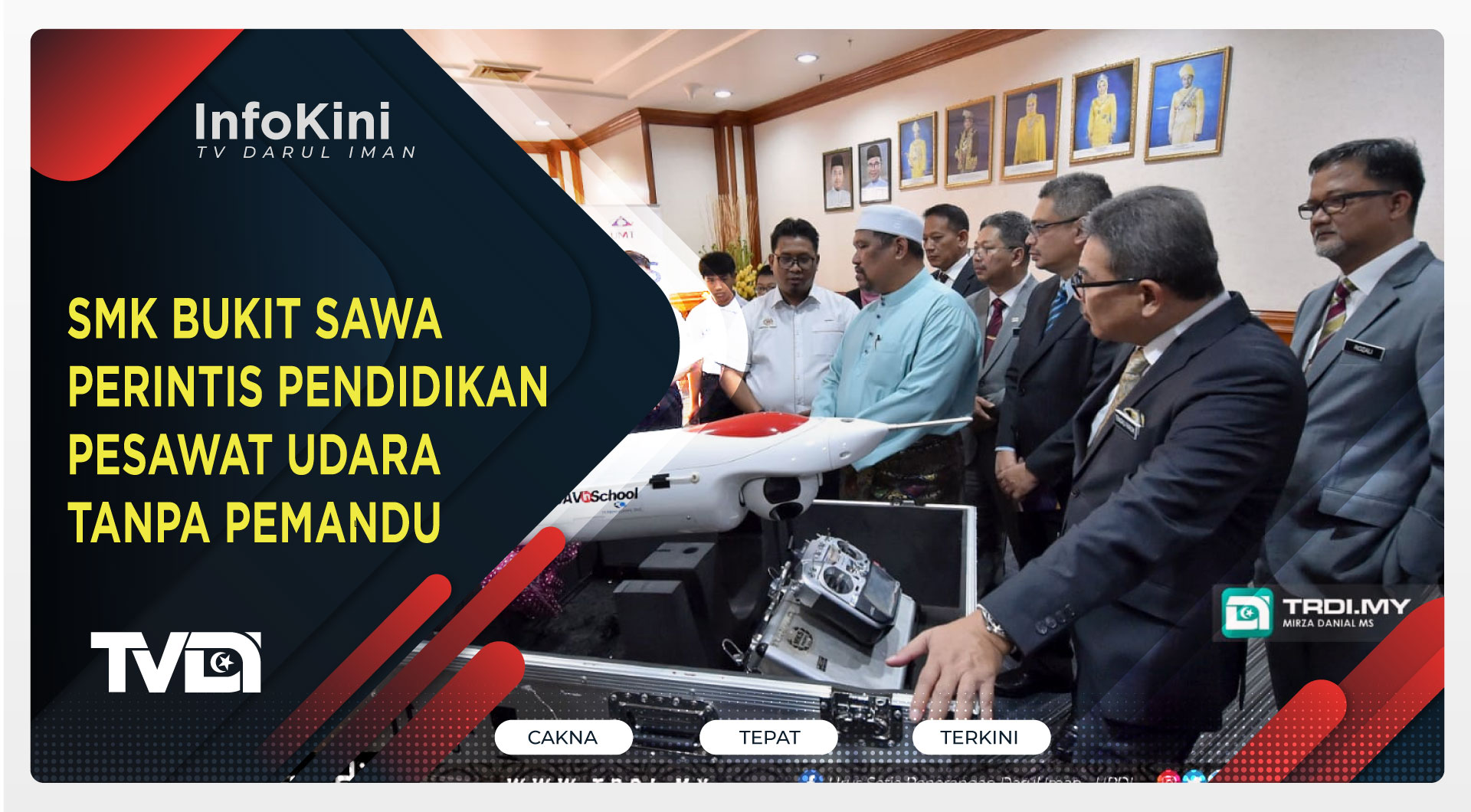 SMK Bukit Sawa Perintis Pendidikan Pesawat Udara Tanpa Pemandu