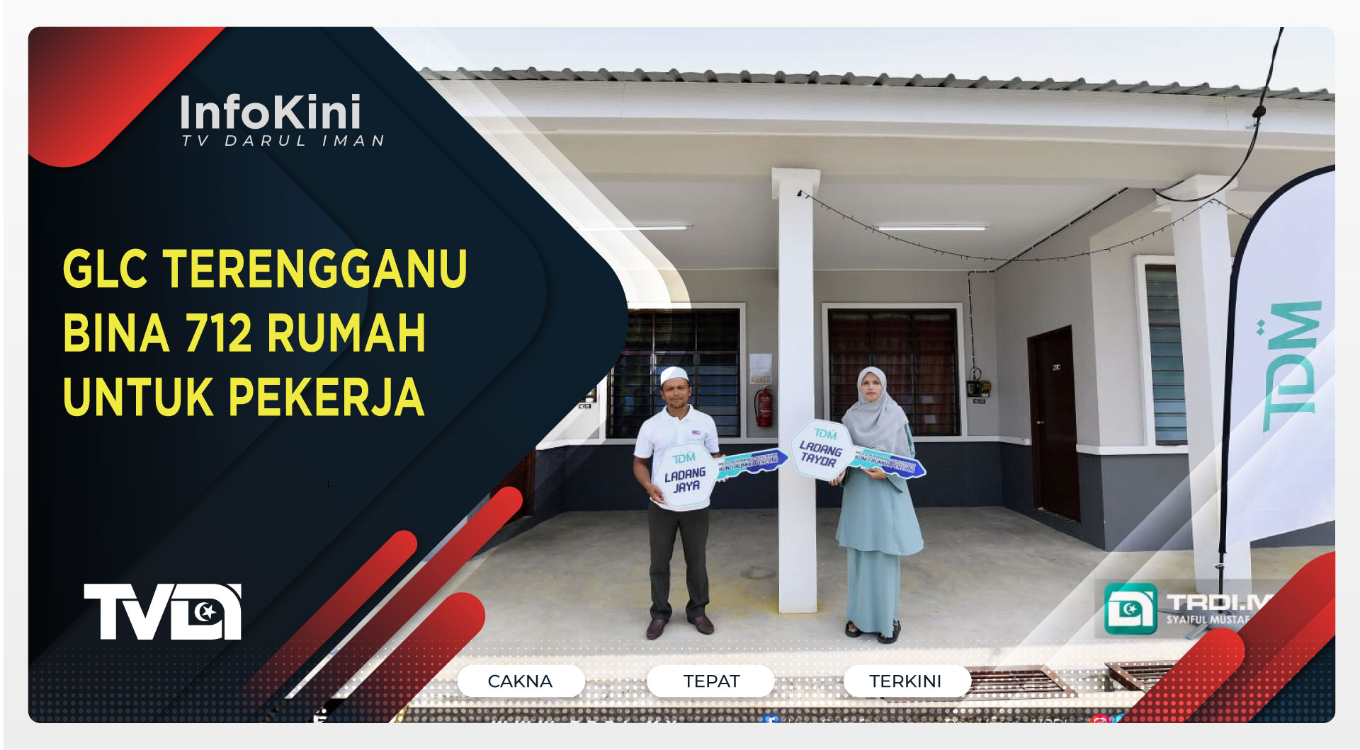 GLC Terengganu Bina 712 Rumah Untuk Pekerja