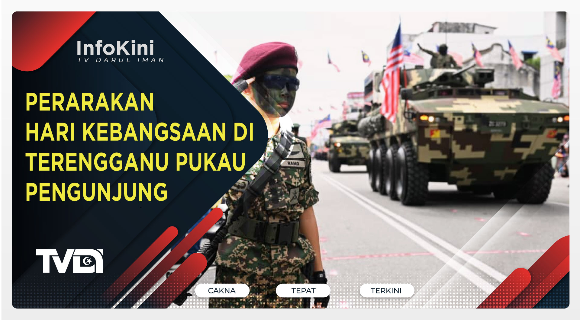 Perarakan Hari Kebangsaan di Terengganu Pukau Pengunjung