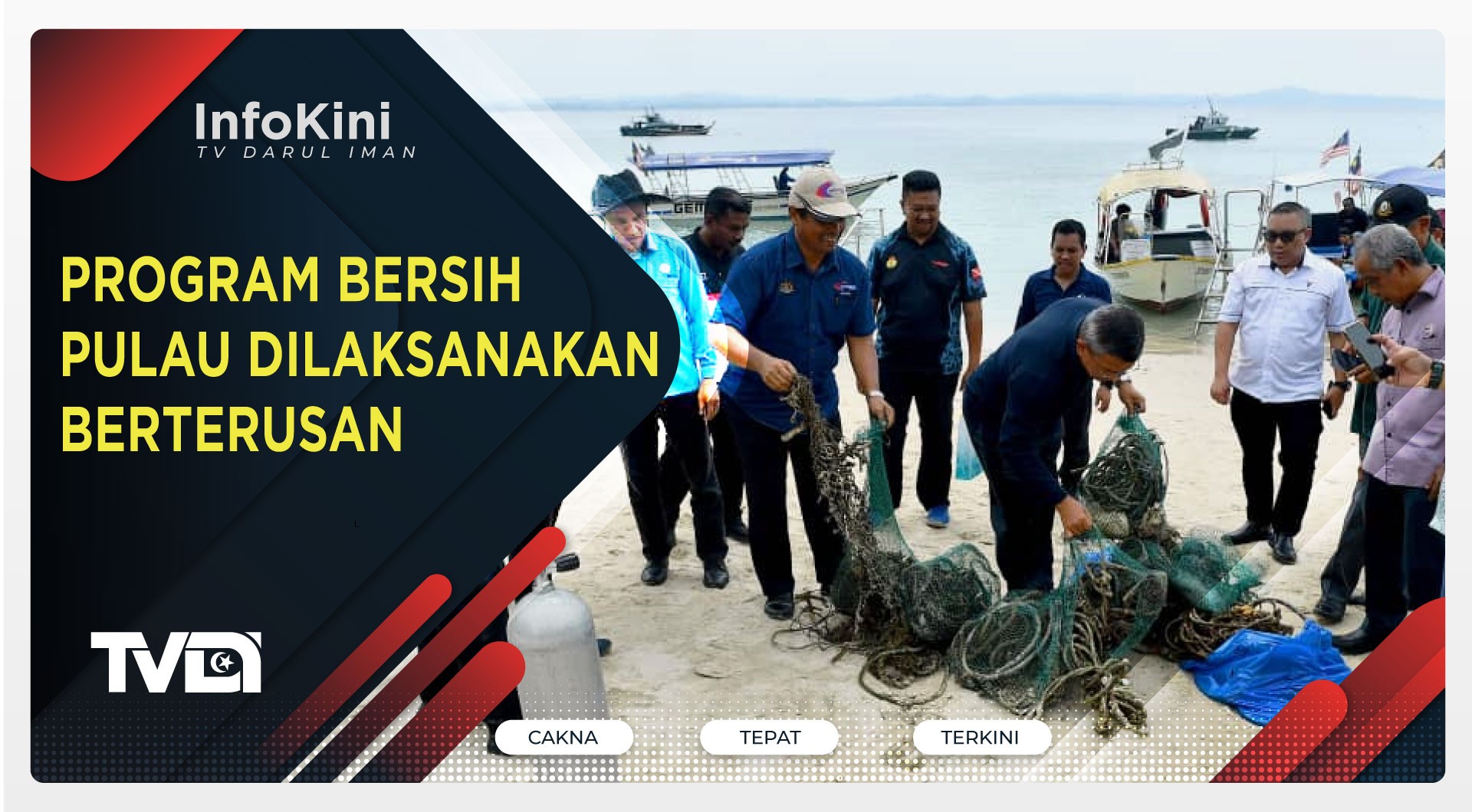 Program Bersih Pulau Dilaksanakan Berterusan