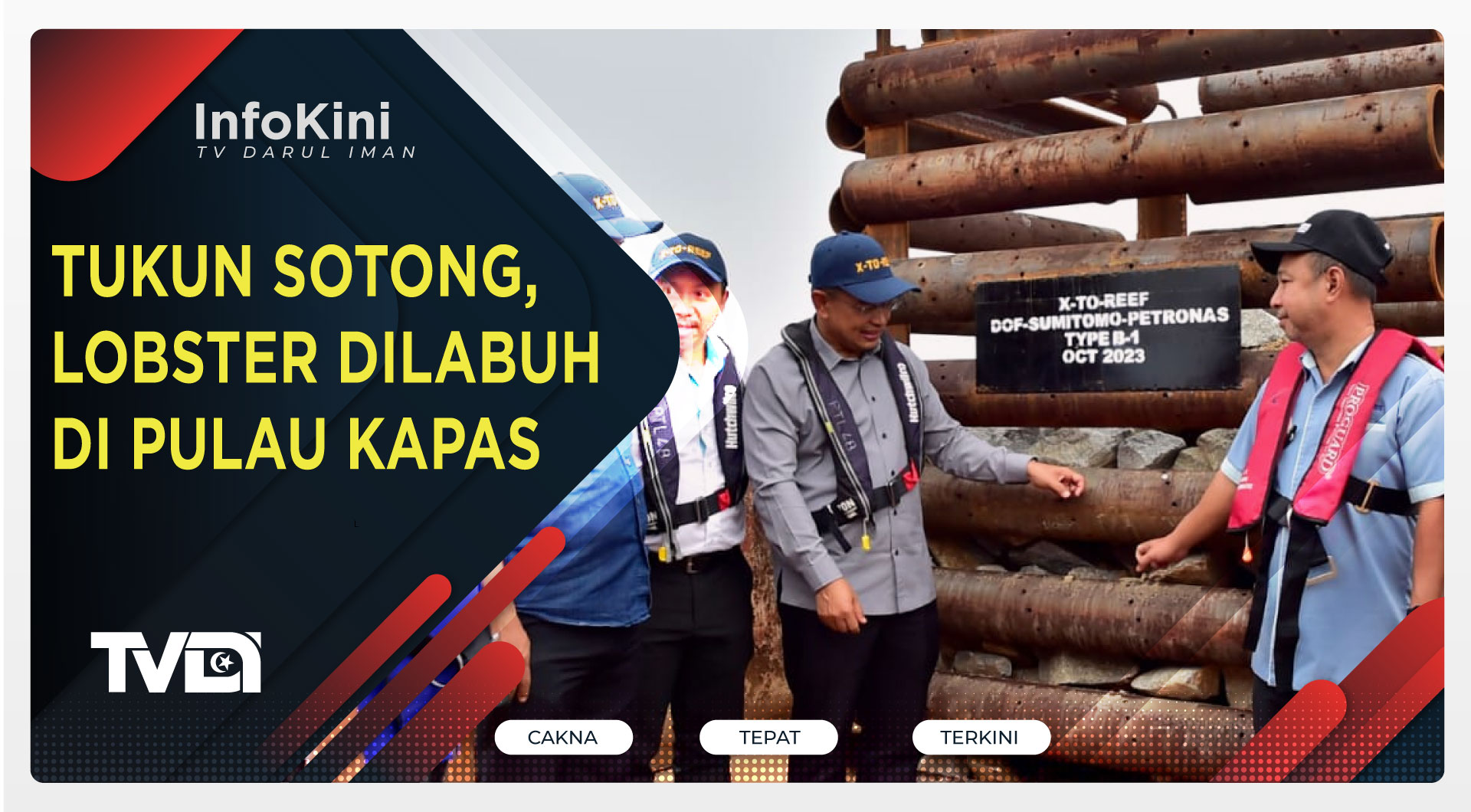 Tukun Sotong, Lobster Dilabuh di Pulau Kapas