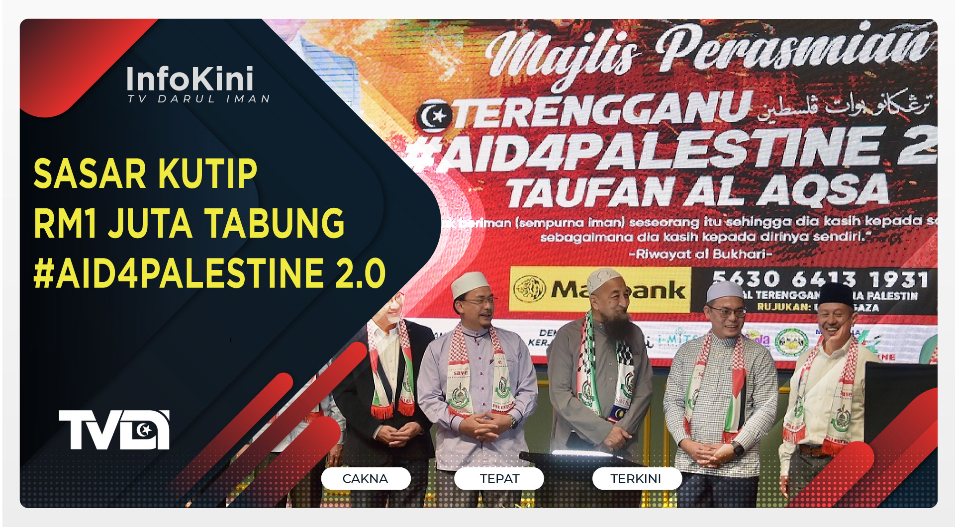 Sasar Kutip RM1 Juta Tabung #Aid4Palestine 2.0