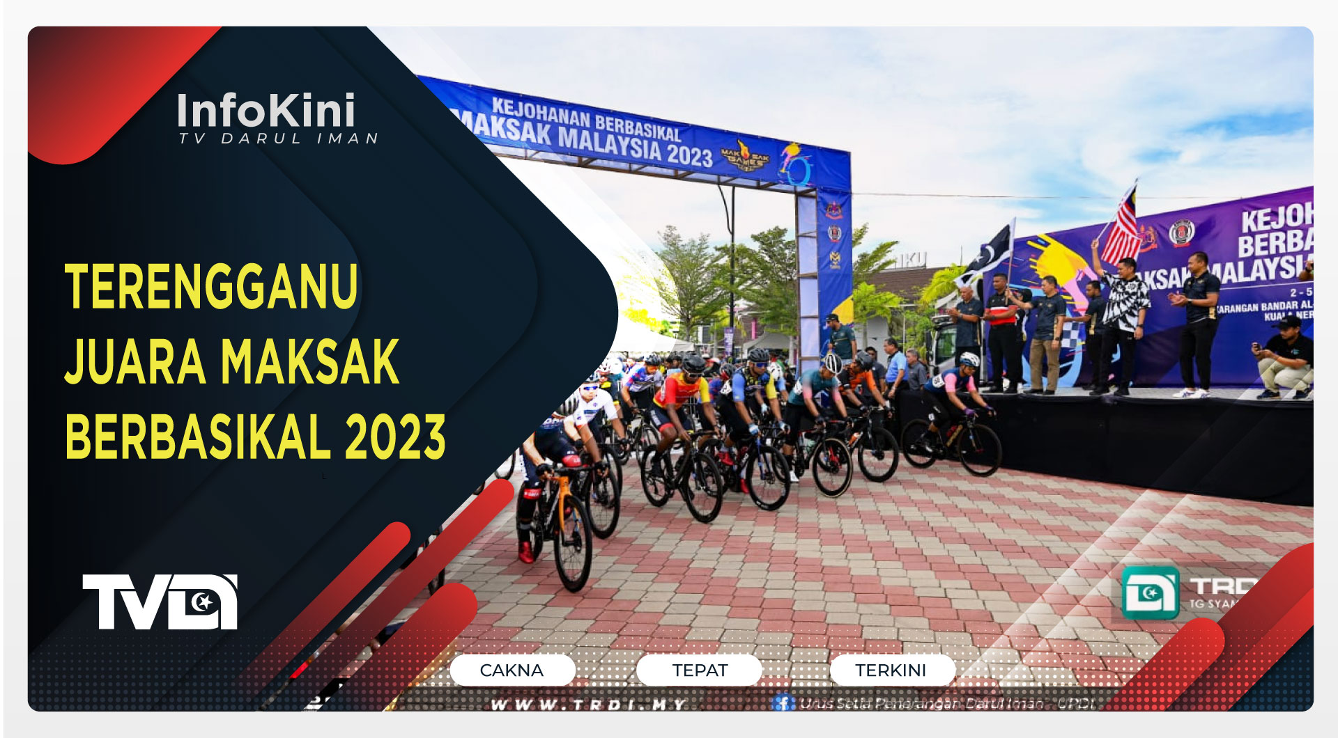 Terengganu Juara MAKSAK Berbasikal 2023