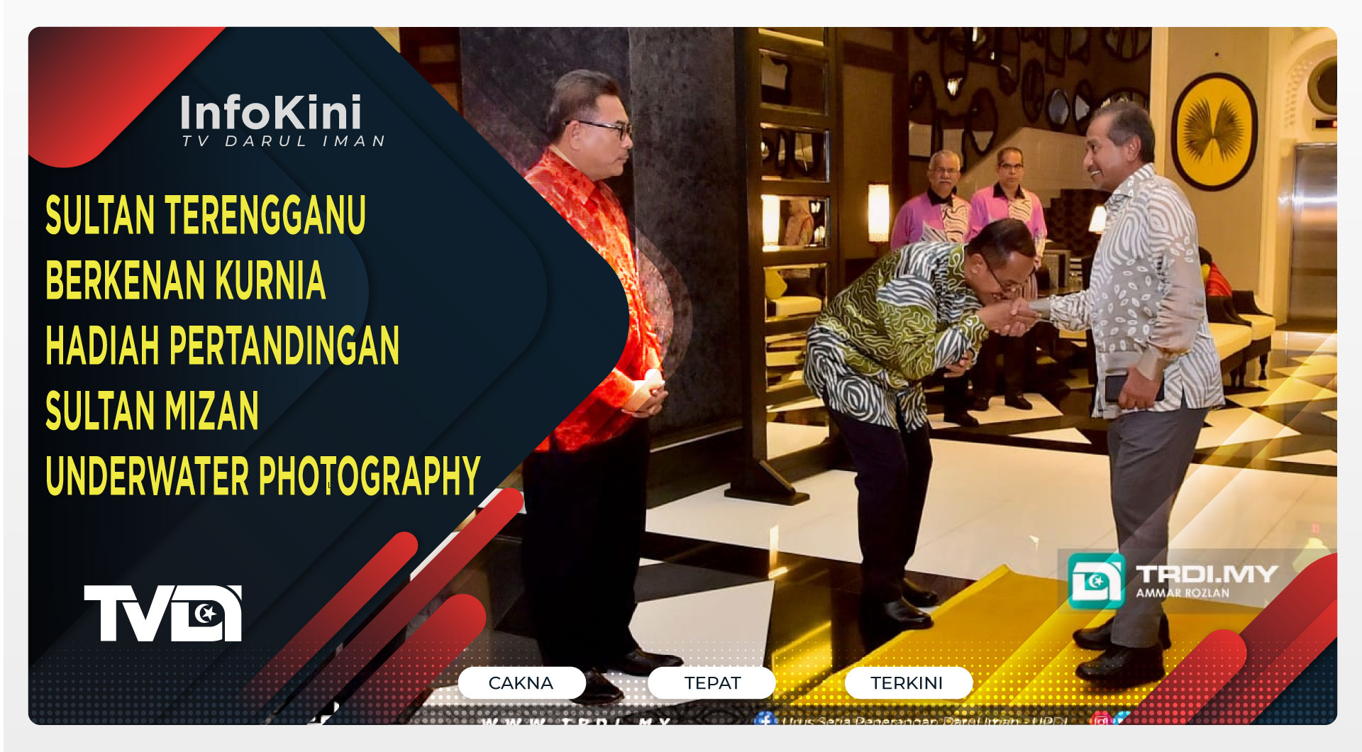 Sultan Terengganu Berkenan Kurnia Hadiah Pertandingan Sultan Mizan Underwater Photography