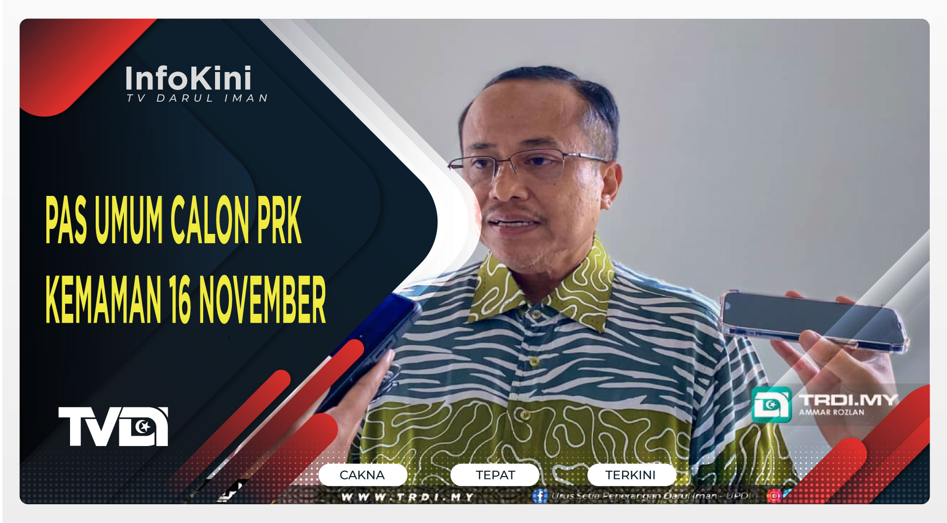 PAS Umum Calon PRK Kemaman 16 November